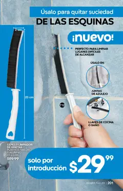 Vista previa de Fuller campaña 9 2026, nuevo folleto de la tienda, válido en México a partir del 05/08/2026 | Página: 201 | Productos: Cepillo, Limpiador, Cocina, Baño