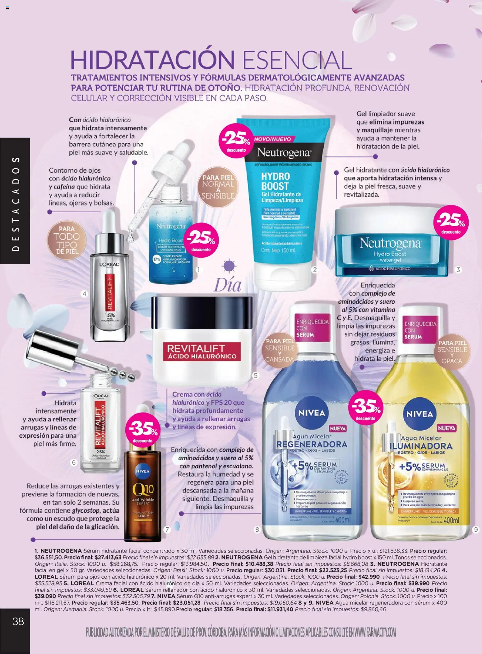 Farmacity catálogo │ válido desde el 30.04.2026 | Página: 38 | Productos: Maquillaje, Contorno, Desmaquillante, Crema