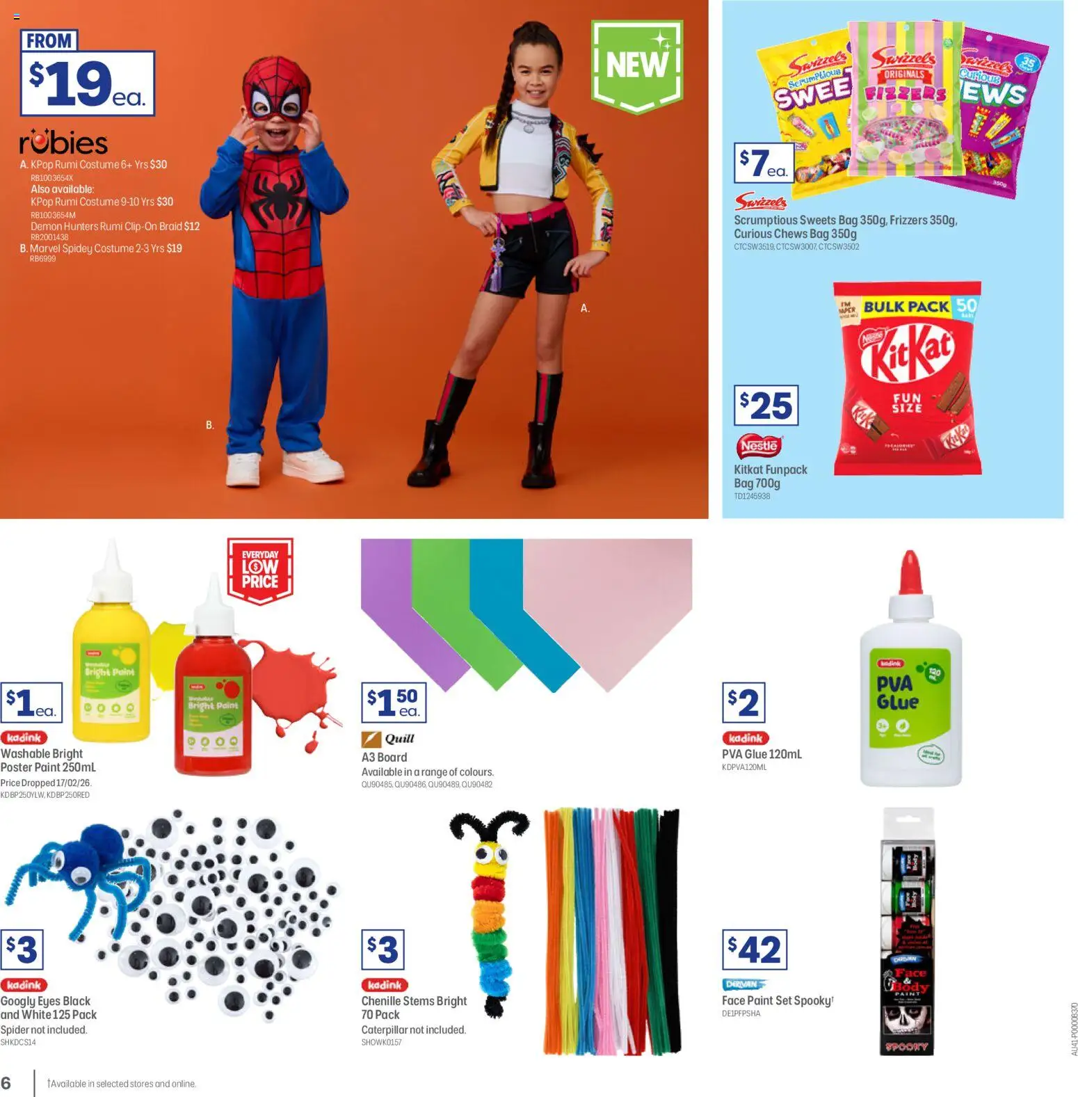 Officeworks catalogue - valid from 01/10/2026 | Page: 6 | Products: Glue, Bag