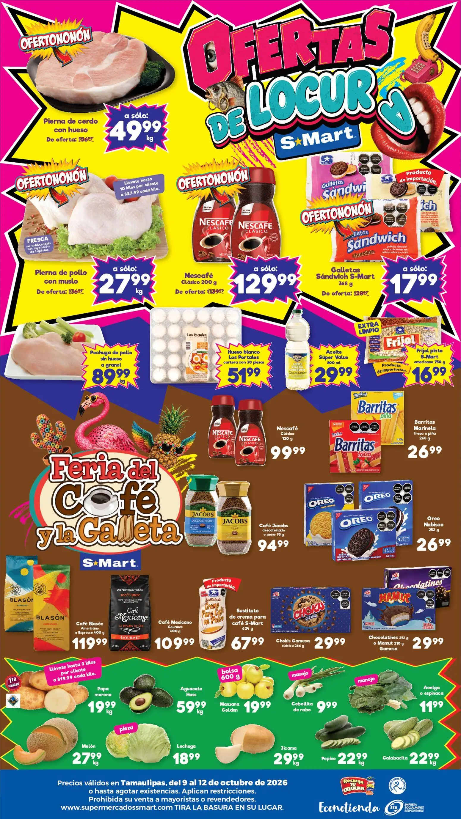 Nuevas ofertas de S-Mart válidas en toda la República Mexicana desde el 09/10/2026. ¡Encuentra las mejores ofertas en S-Mart folleto Matamoros, Nuevo Laredo, Reynosa! | Página: 2