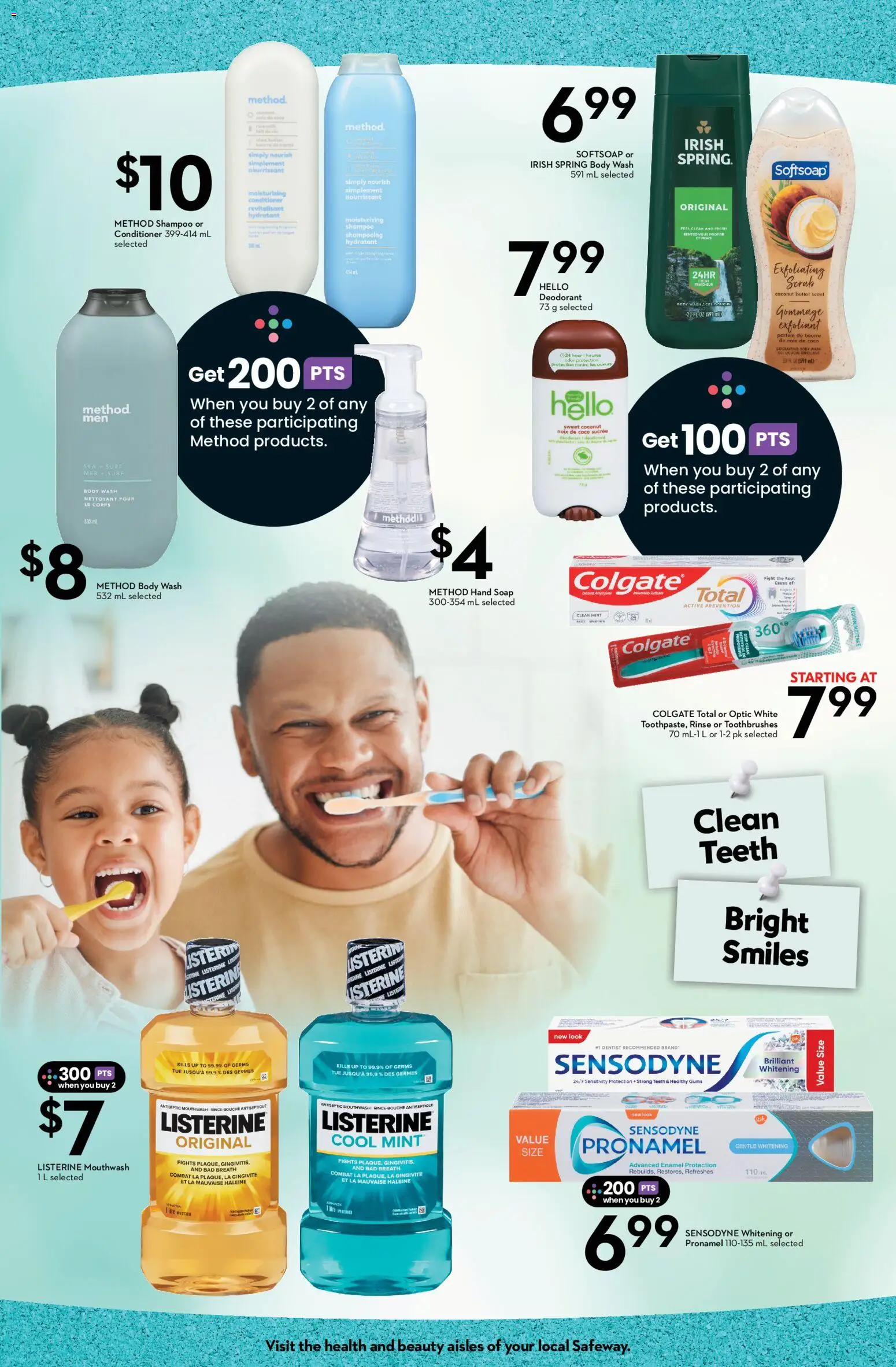 Safeway flyer valid from Aug 13, 2026 | Page: 4 | Products: Coconut, Soap, Mouthwash, Butter