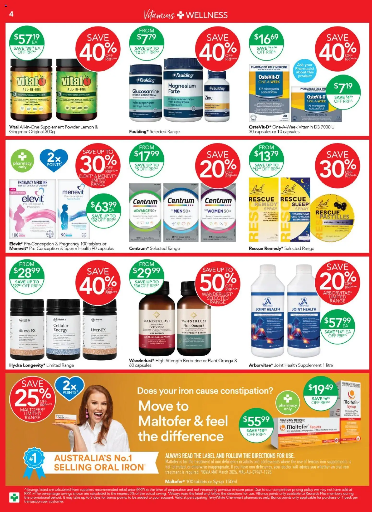 Terry White catalogue - valid from 20/08/2026 | Page: 4 | Products: Alcohol, Ginger, Lemon, Vitamin
