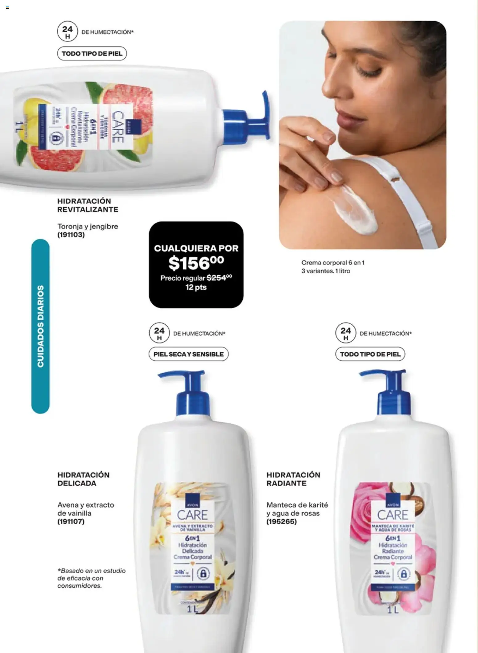 Nuevas ofertas de AVON válidas en toda la República Mexicana desde el 02/10/2026. ¡Encuentra las mejores ofertas en AVON campaña 15 2026! | Página: 122 | Productos: Avena, Vainilla, Radiante, Crema corporal