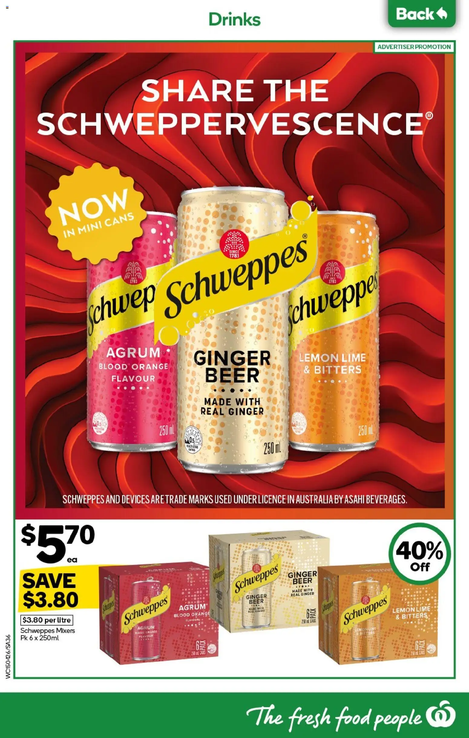 Woolworths catalogue - valid from 15.04.2026 | Page: 36 | Products: Ginger, Beer, Lemon, Lime