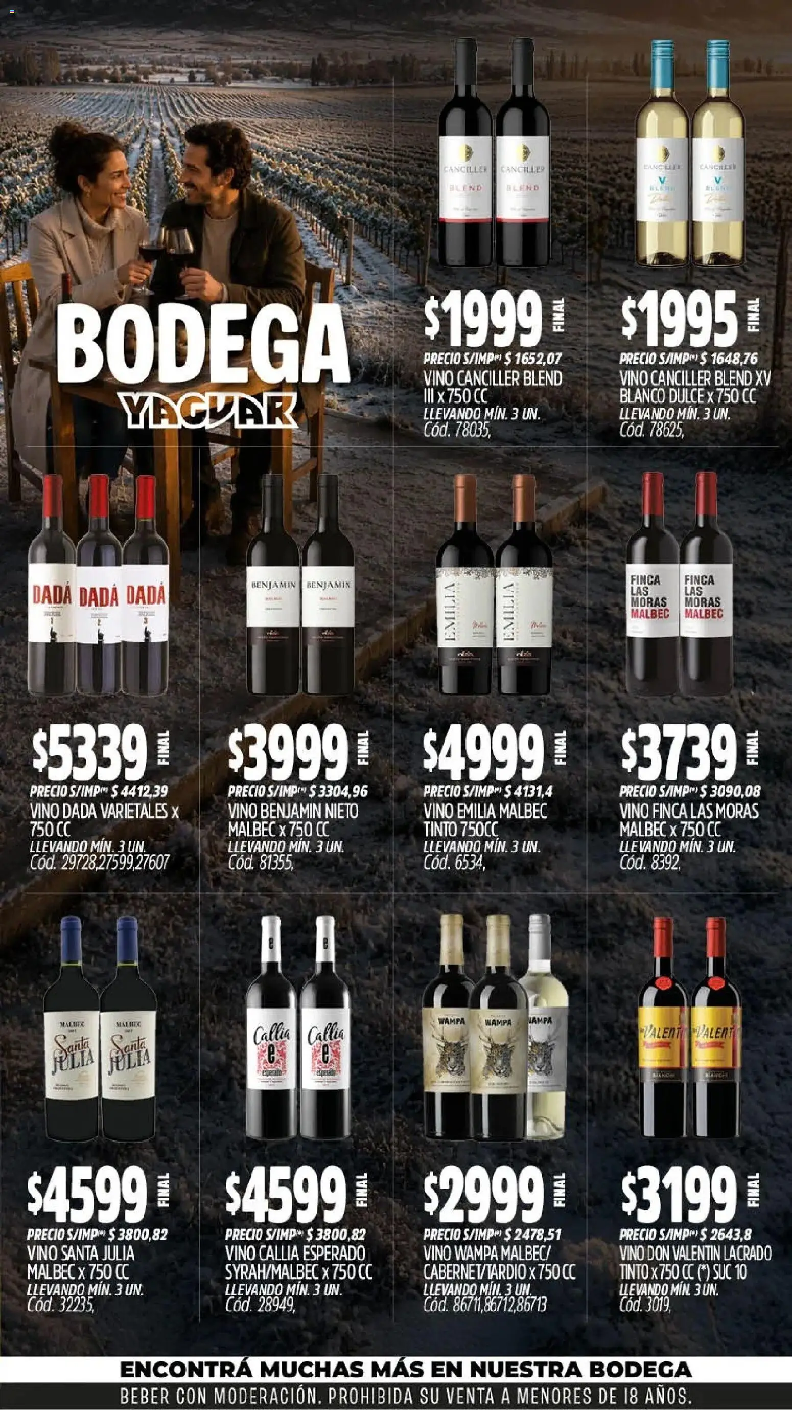 Yaguar - Oferta Semanal Trelew │ válido desde el 27/07/2026 | Página: 6 | Productos: Vino