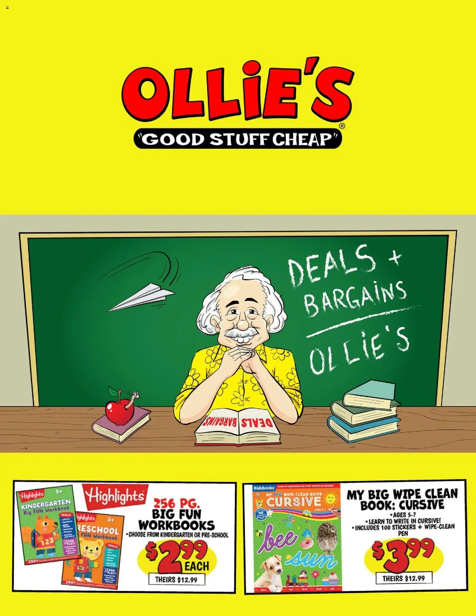 Ollie's Weekly Ad - valid from 08/19/2026 | Page: 1 | Products: Stickers
