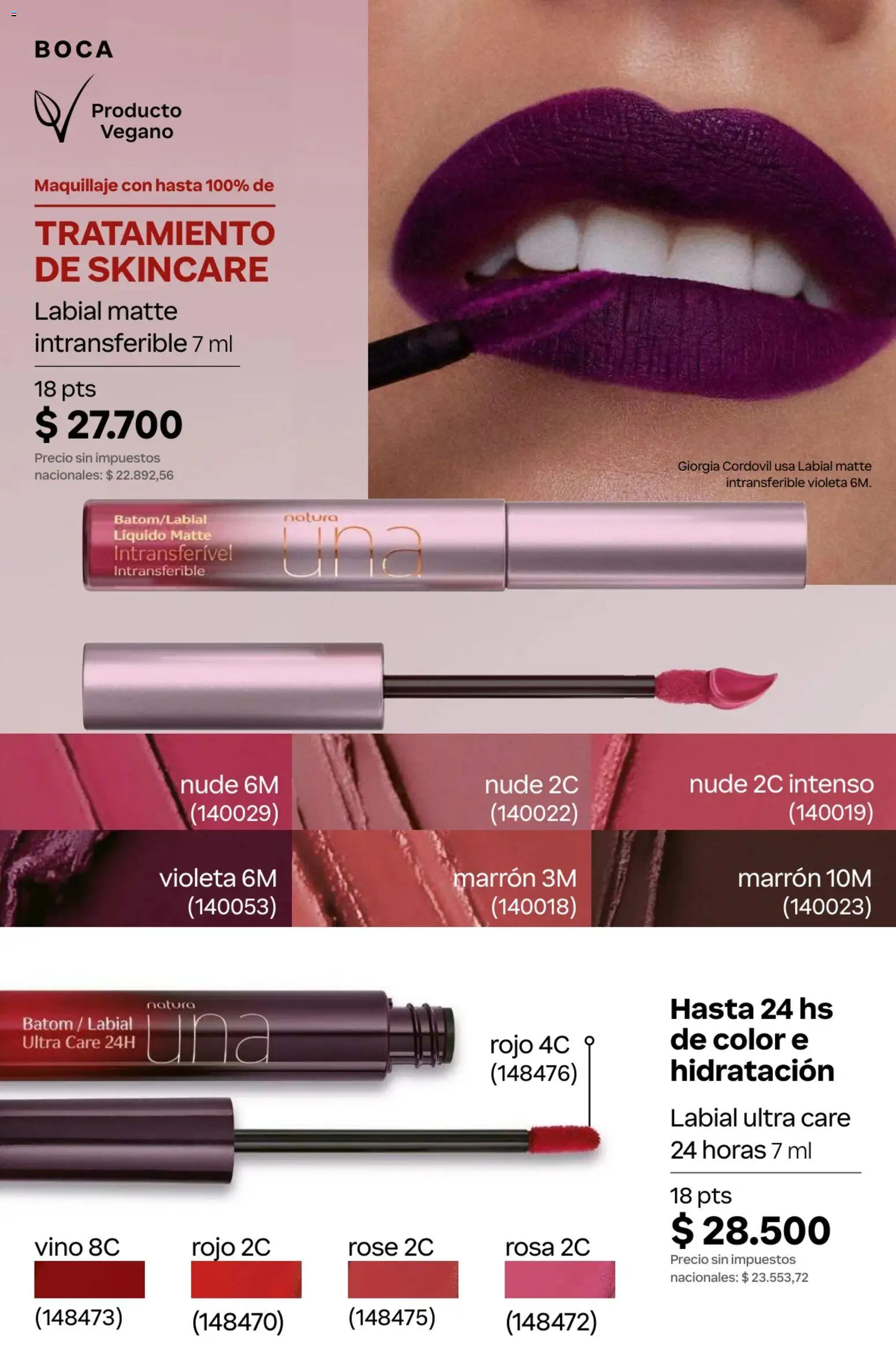 Catálogo Natura Ciclo 10 │ válido desde el 30/06/2026 | Página: 126 | Productos: Maquillaje, Vino