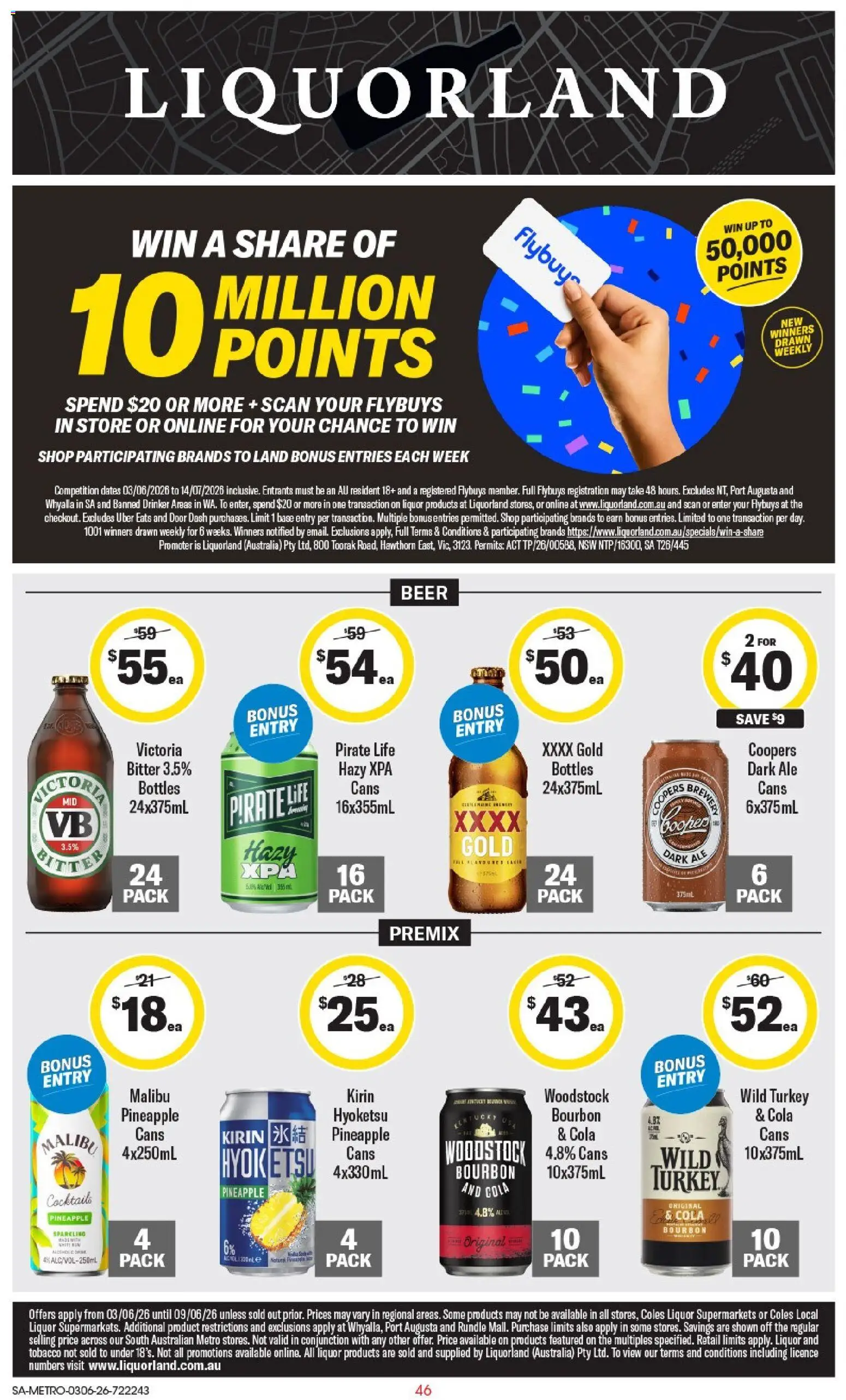 Coles catalogue - valid from 03.06.2026 | Page: 47 | Products: Door, Beer, Pineapple, Turkey