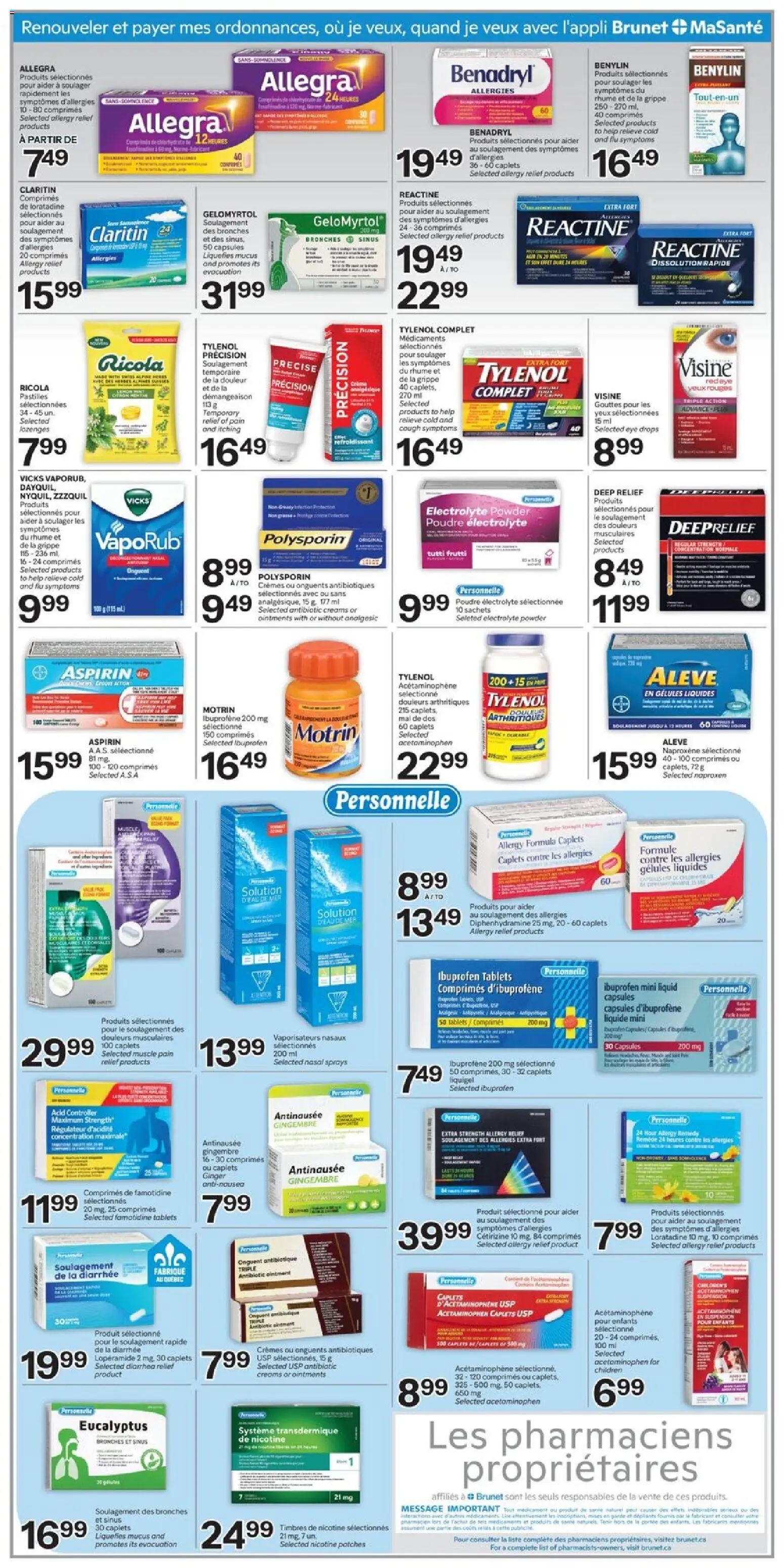 Brunet flyer valid from Jul 9, 2026 | Page: 2 | Products: Powder