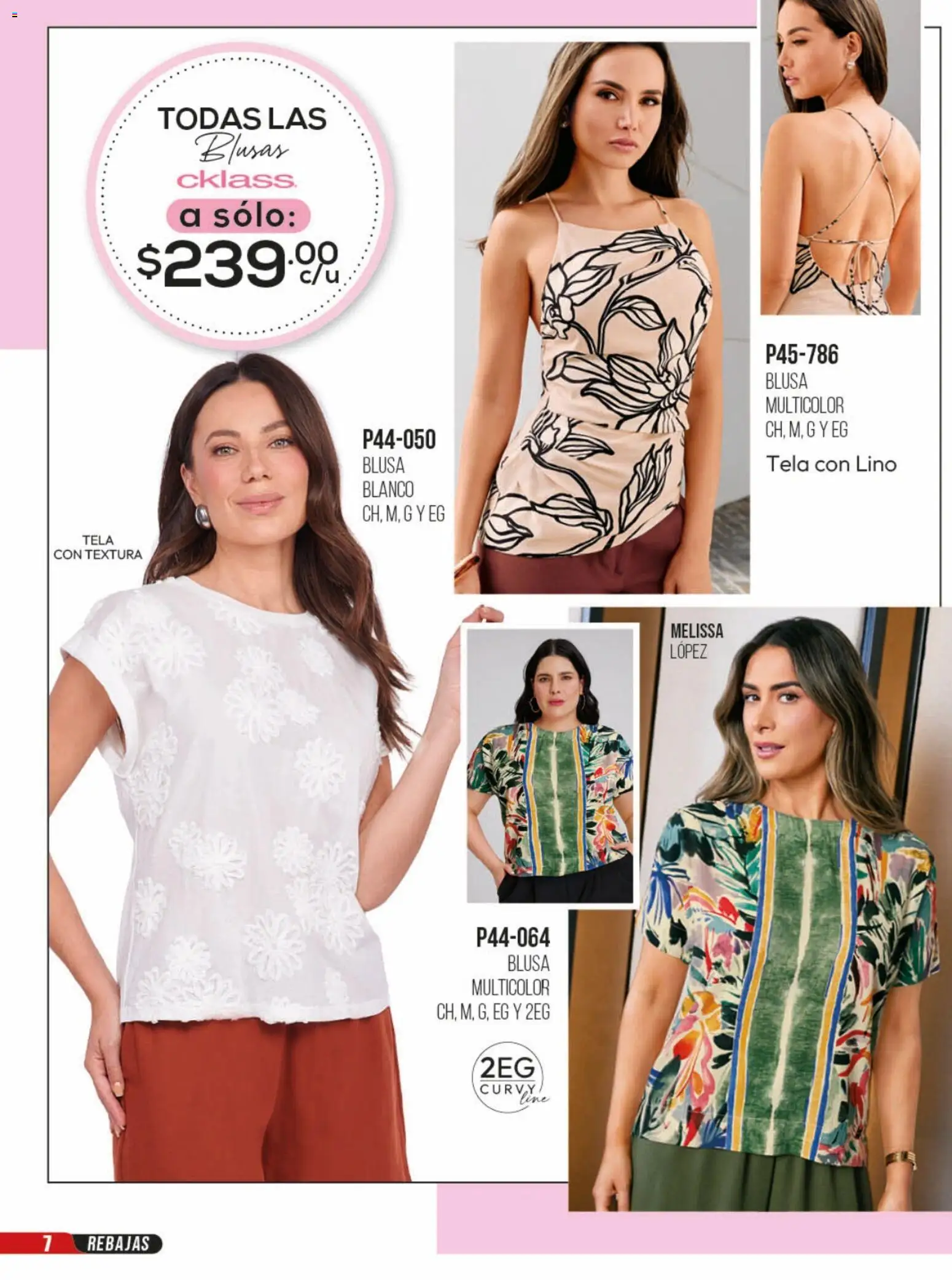Nuevas ofertas de Cklass válidas en toda la República Mexicana desde el 23/06/2026. ¡Encuentra las mejores ofertas en Cklass catálogo Rebajas sobre rebajas ropa! | Página: 8 | Productos: Blusa