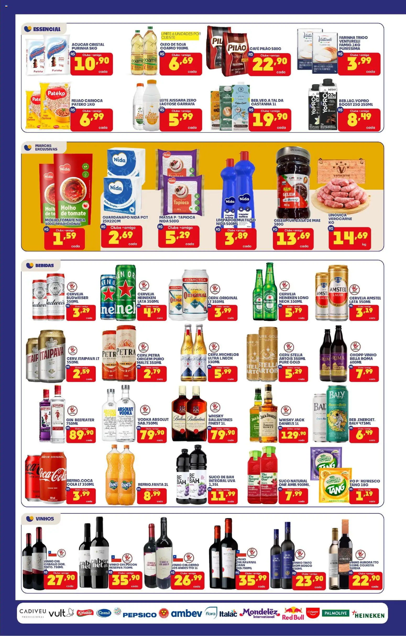 Boa Supermercados Folheto - válido de 18/09/2026 | Página: 2 | Produtos: Tomate, Feijão, Uva, Heineken