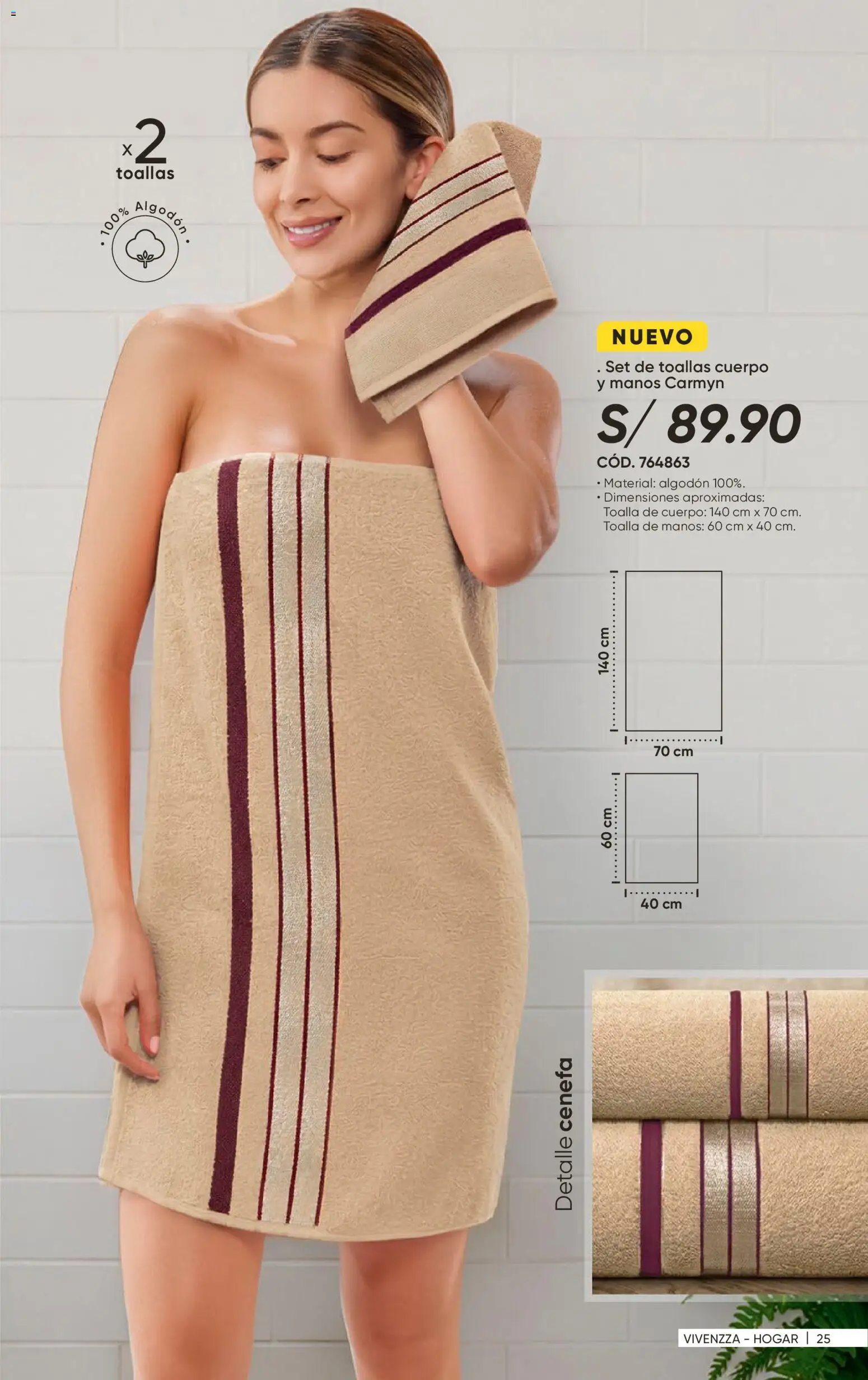 Catálogo Azzorti válido desde 14/08/2026 | Página: 27 | Productos: Toalla