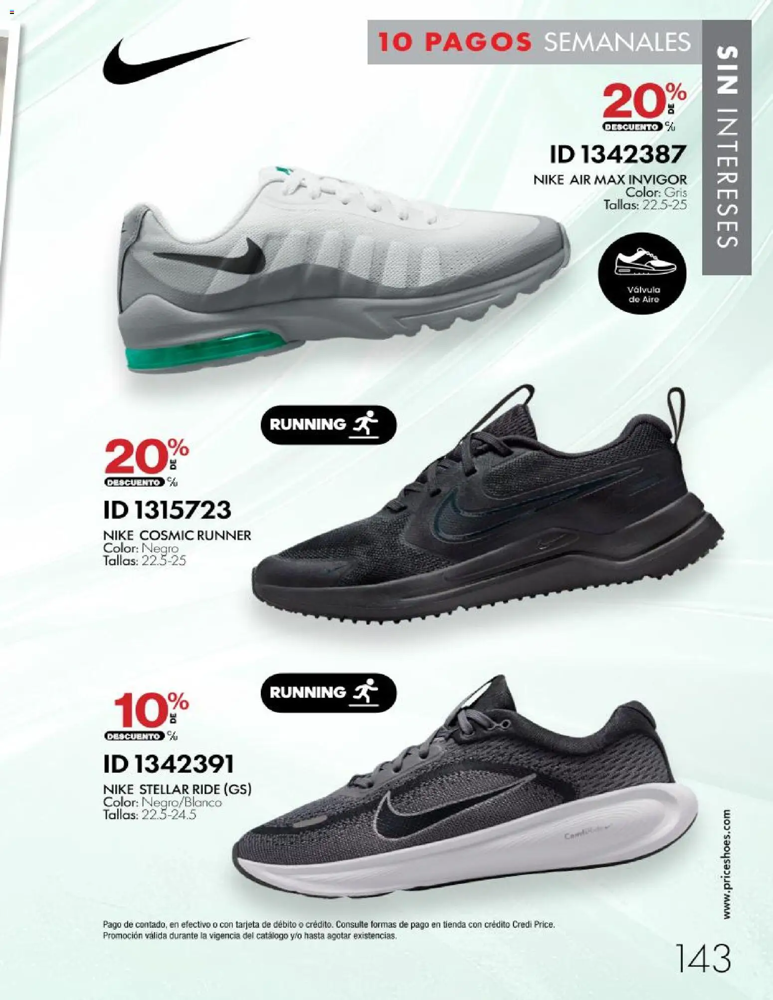 Nuevas ofertas de Price Shoes válidas en toda la República Mexicana desde el 28/10/2026. ¡Encuentra las mejores ofertas en Price Shoes catálogo 10 pagos sin intereses! | Página: 143
