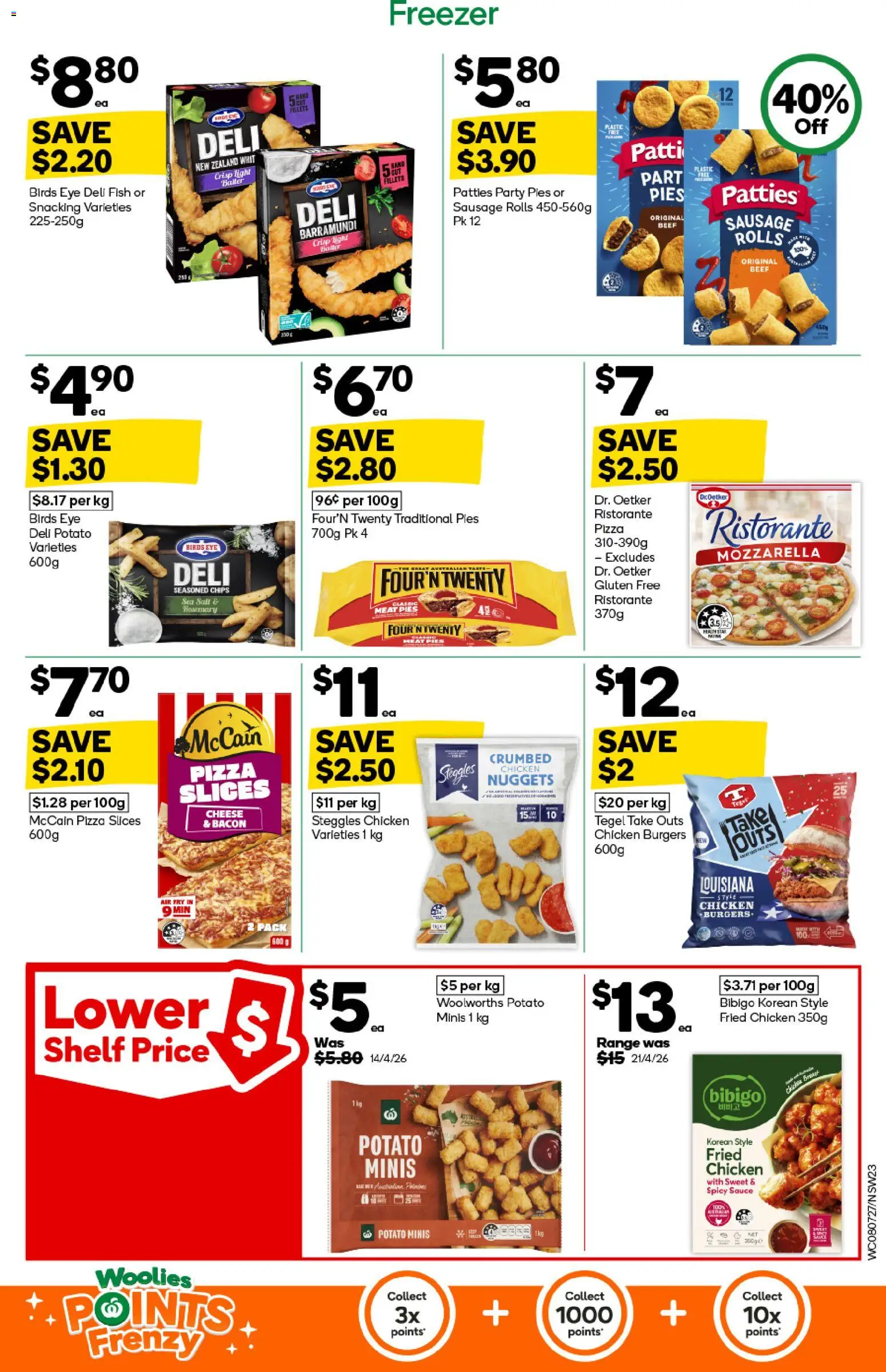 Woolworths catalogue - valid from 08/07/2026 | Page: 23 | Products: Shelf, Cheese, Salt, Freezer