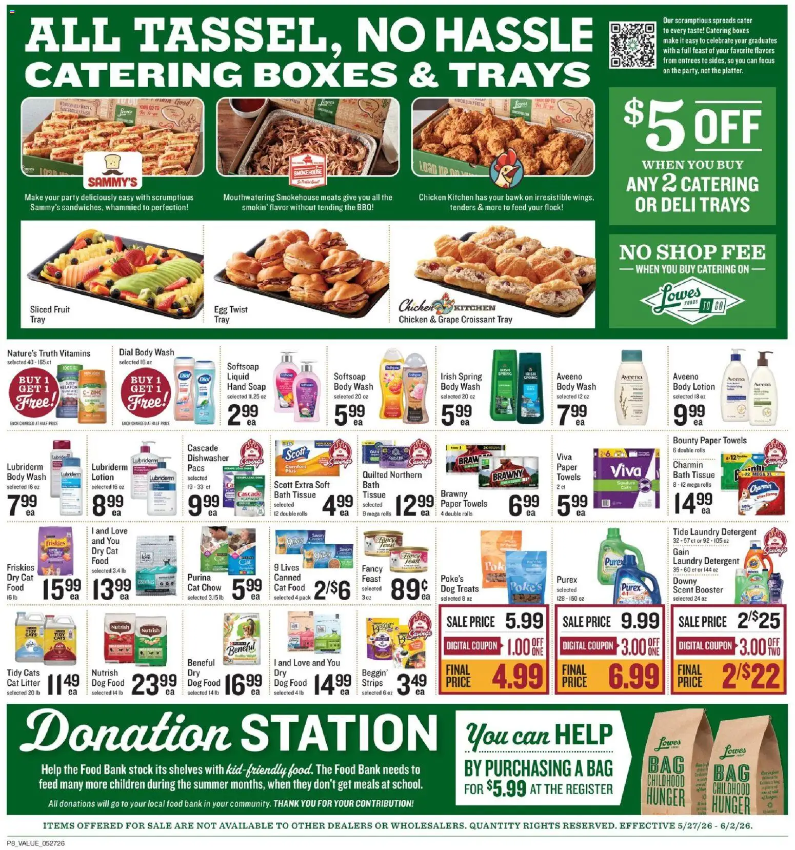 Lowes Foods Weekly Ad - NC - valid from 27.05.2026 | Page: 11 | Products: Bath, Soap, Detergent, Body Wash