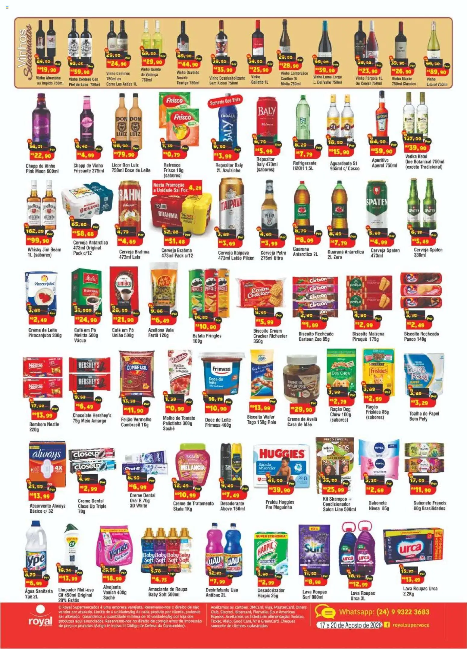 Royal Supermercados Folheto - válido de 17/08/2026 | Página: 2 | Produtos: Óleo, Batata, Óleo de coco, Desinfetante