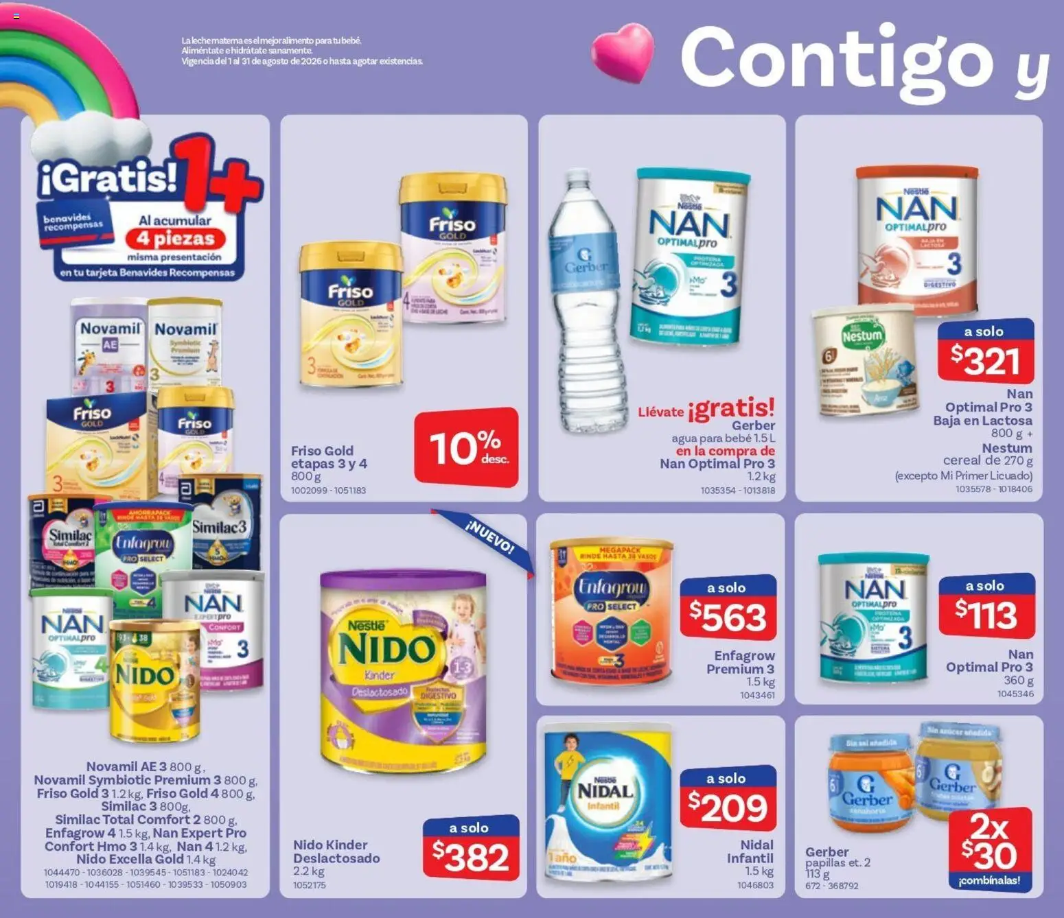 Nuevas ofertas de Farmacia Benavides válidas en toda la República Mexicana desde el 01/08/2026. ¡Encuentra las mejores ofertas en Farmacia Benavides catálogo! | Página: 16