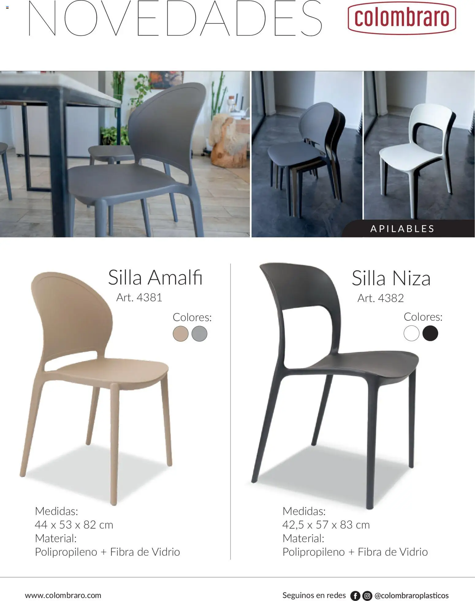 Colombraro - Novedades 2026 │ válido desde el 01/09/2026 | Página: 10 | Productos: Silla