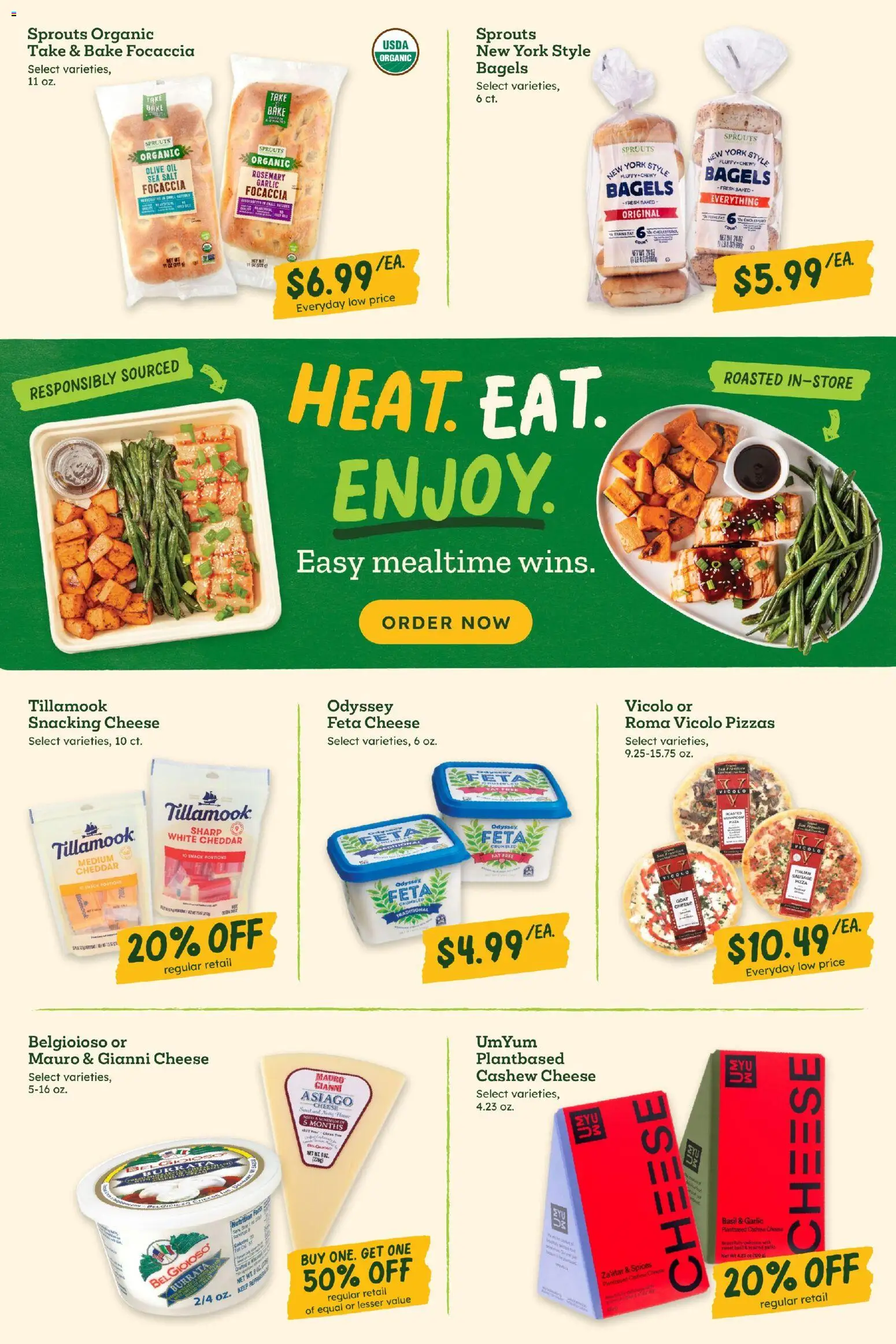 Sprouts Weekly Ad - valid from 08/19/2026 | Page: 6 | Products: Cheese, Oil, Garlic, Feta cheese