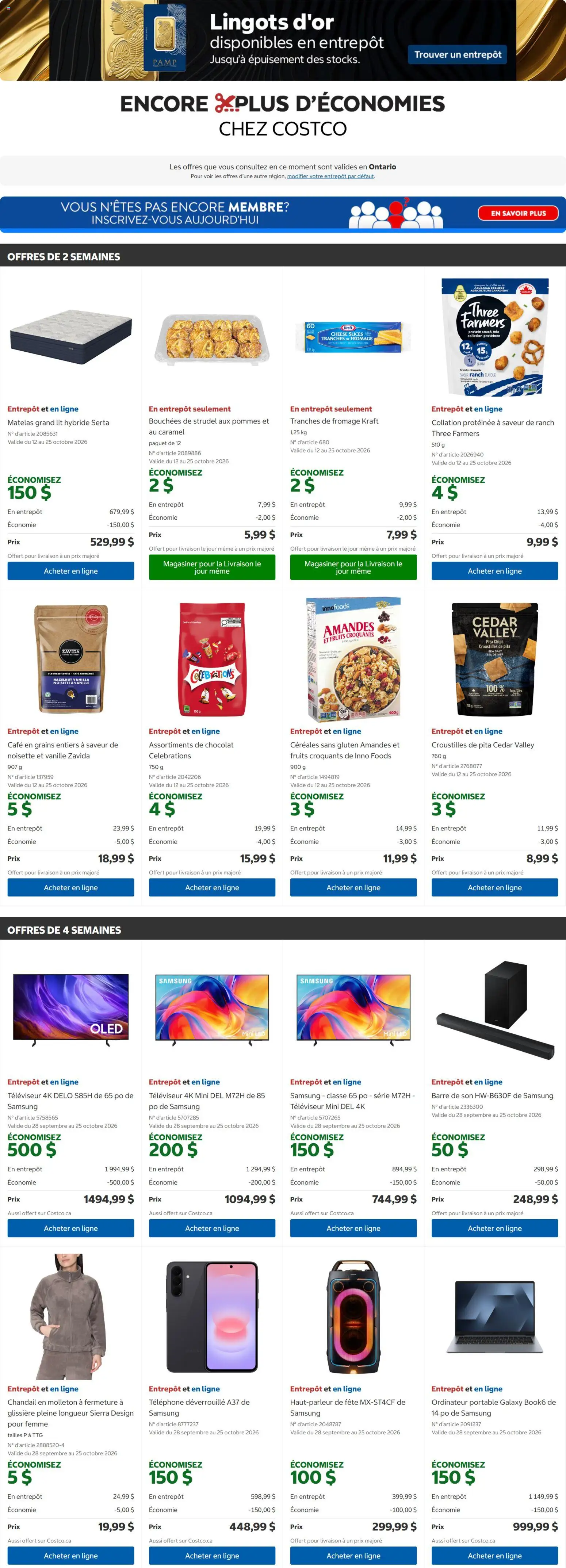 Costco flyer valid from Oct 12, 2026 | Page: 1