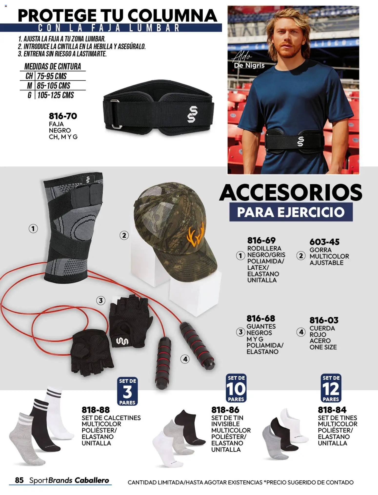 Nuevas ofertas de Cklass válidas en toda la República Mexicana desde el 08/07/2026. ¡Encuentra las mejores ofertas en Cklass catálogo Sportbrands dama! | Página: 233 | Productos: Gorra, Guantes, Hebilla, Faja
