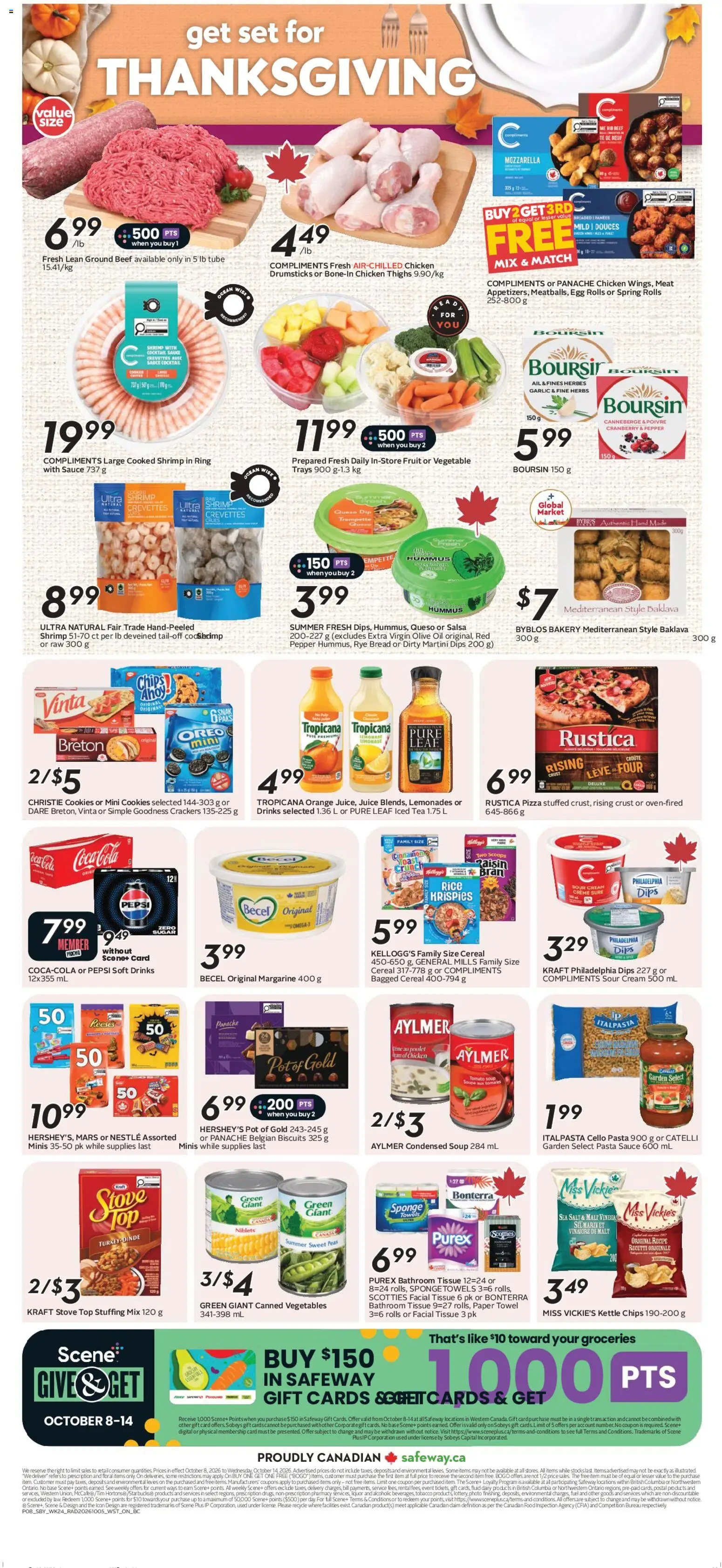 Safeway flyer valid from Oct 8, 2026 | Page: 3
