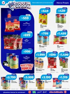 Vista previa Vital - Especial nuestras marcas válido desde el 15.06.2026 | Página: 2 | Productos: Polenta, Ananá, Frasco, Fideos