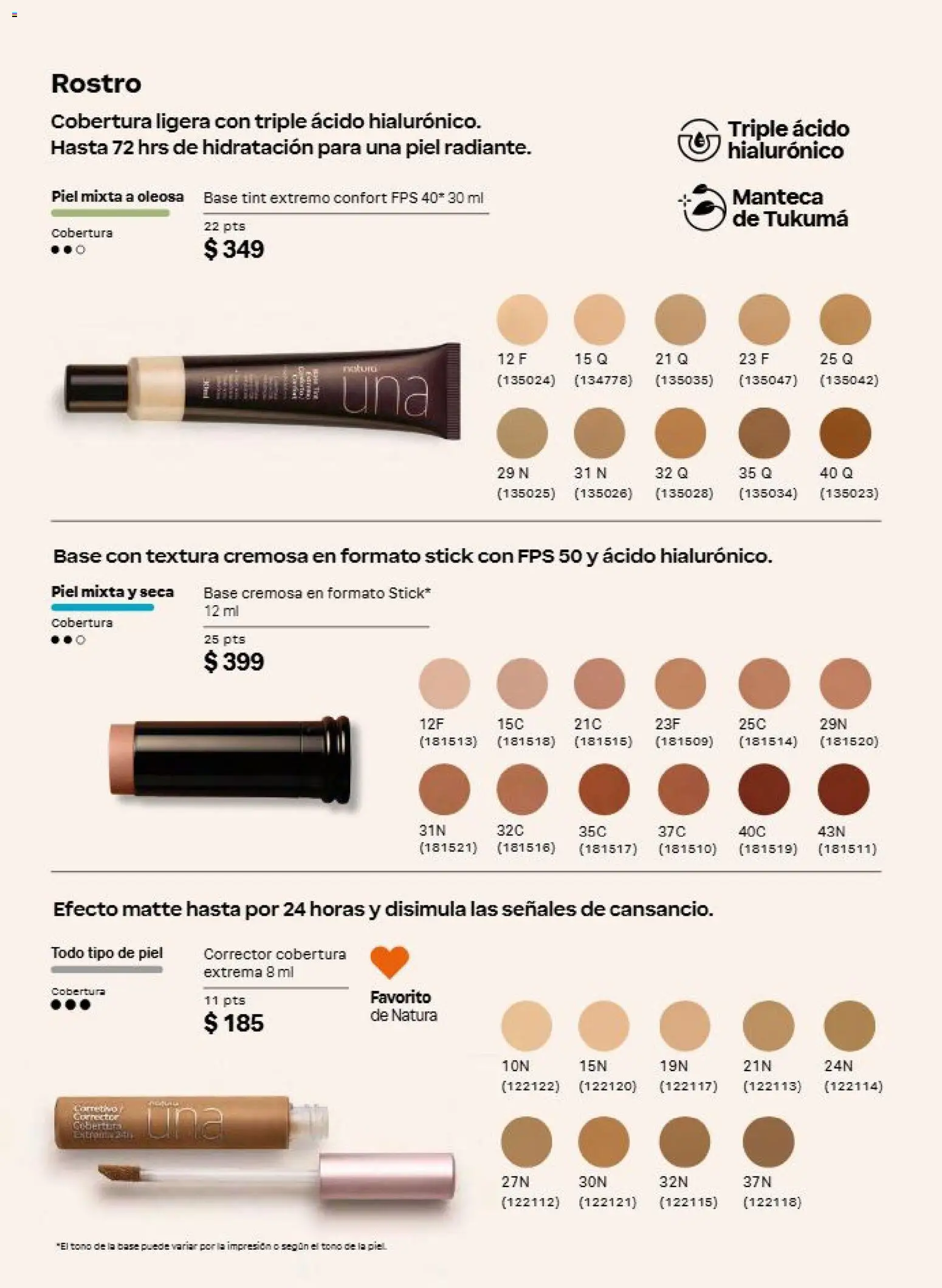 Nuevas ofertas de Natura válidas en toda la República Mexicana desde el 31/07/2026. ¡Encuentra las mejores ofertas en Natura campaña 12 2026! | Página: 58 | Productos: Corrector