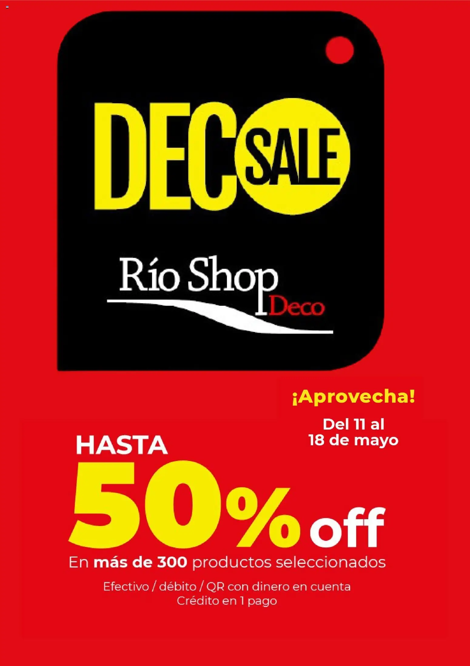 Río Shop Deco Deco Sale │ válido desde el 11.05.2026 | Página: 1