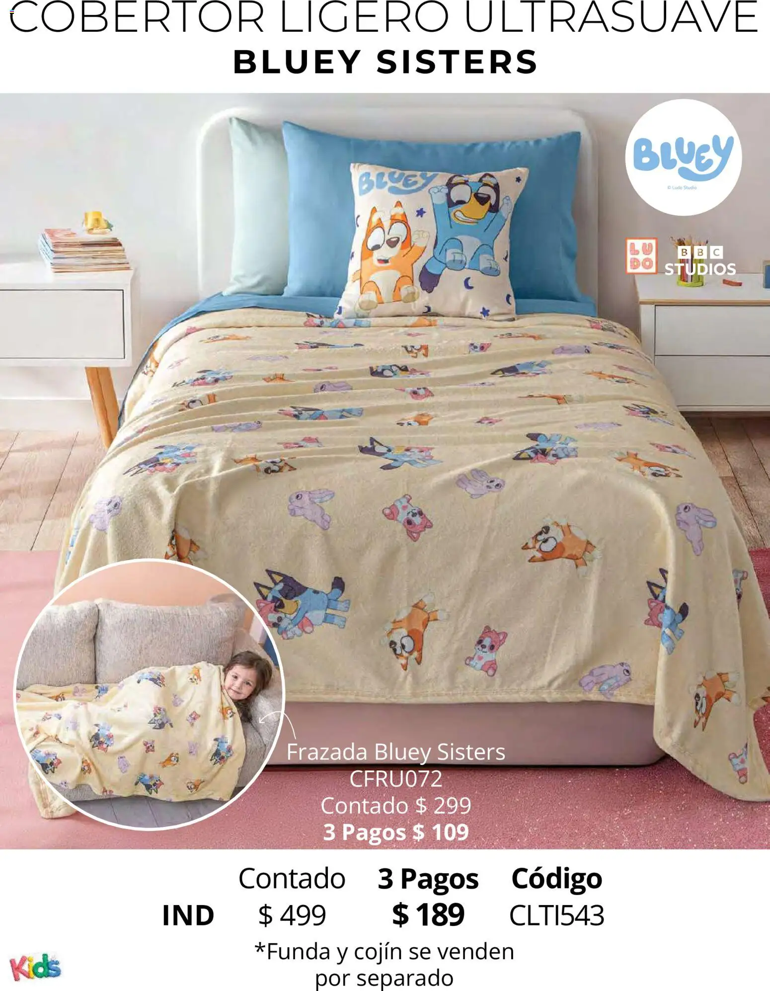 Nuevas ofertas de Colchas Concord válidas en toda la República Mexicana desde el 01.05.2026. ¡Encuentra las mejores ofertas en Colchas Concord catálogo Kids! | Página: 97 | Productos: Cobertor