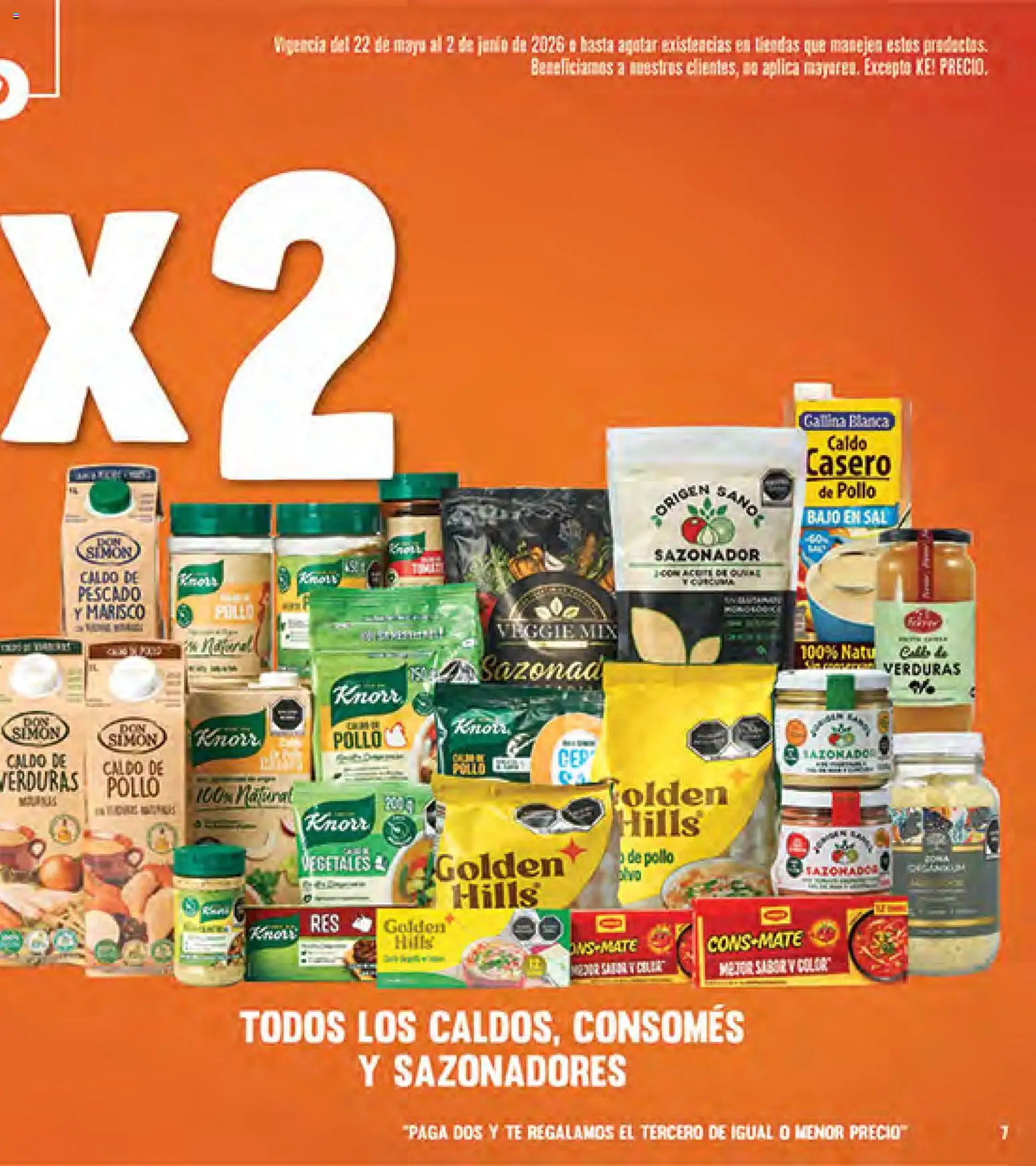 Nuevas ofertas de La Comer válidas en toda la República Mexicana desde el 22.05.2026. ¡Encuentra las mejores ofertas en La Comer folleto! | Página: 13 | Productos: Pollo, Sal, Té