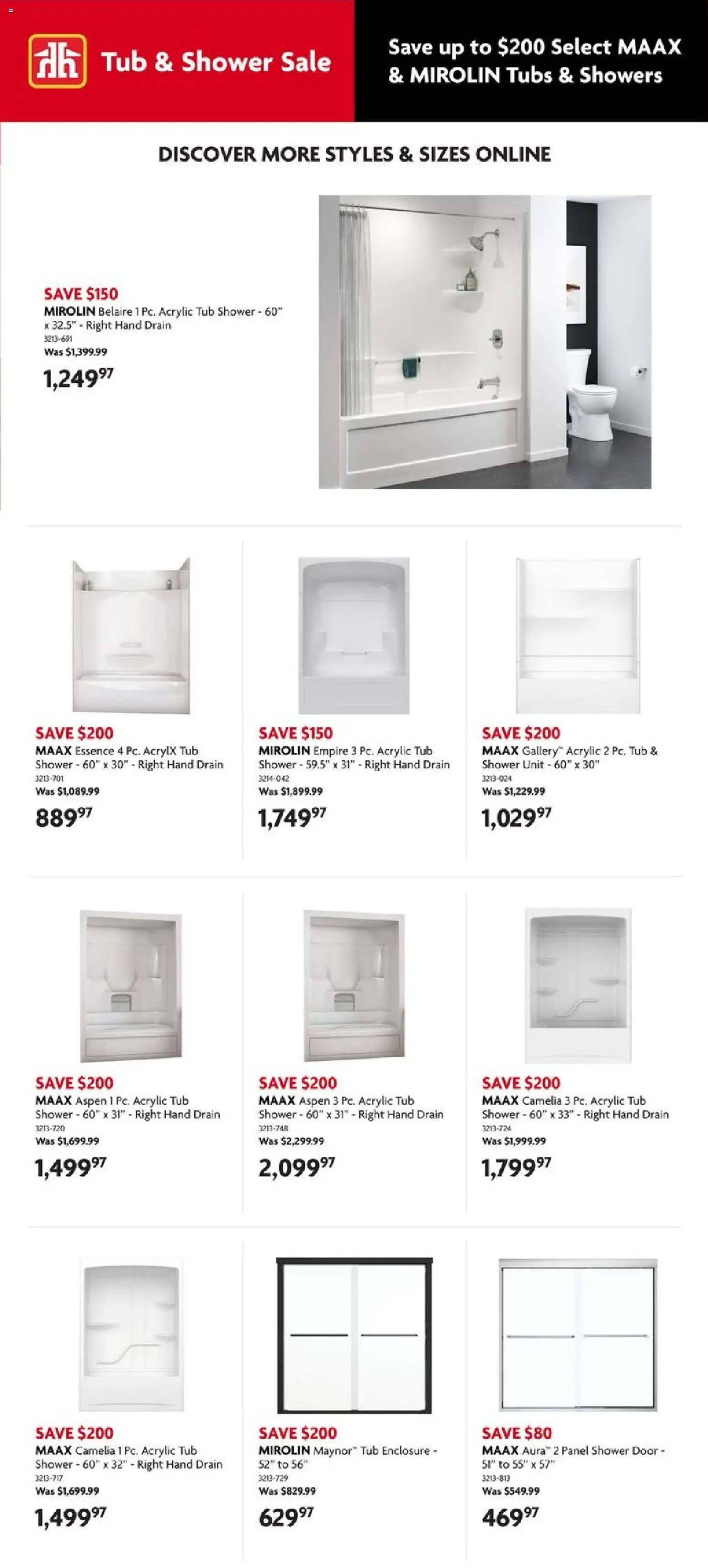Home Hardware flyer valid from 11.06.2026 | Page: 2 | Products: Shower