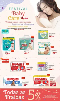 Bistek Supermercados ofertas Festival Baby Care - Pré-Visualização do folheto da loja Bistek Supermercados, válido de 03.06.2026