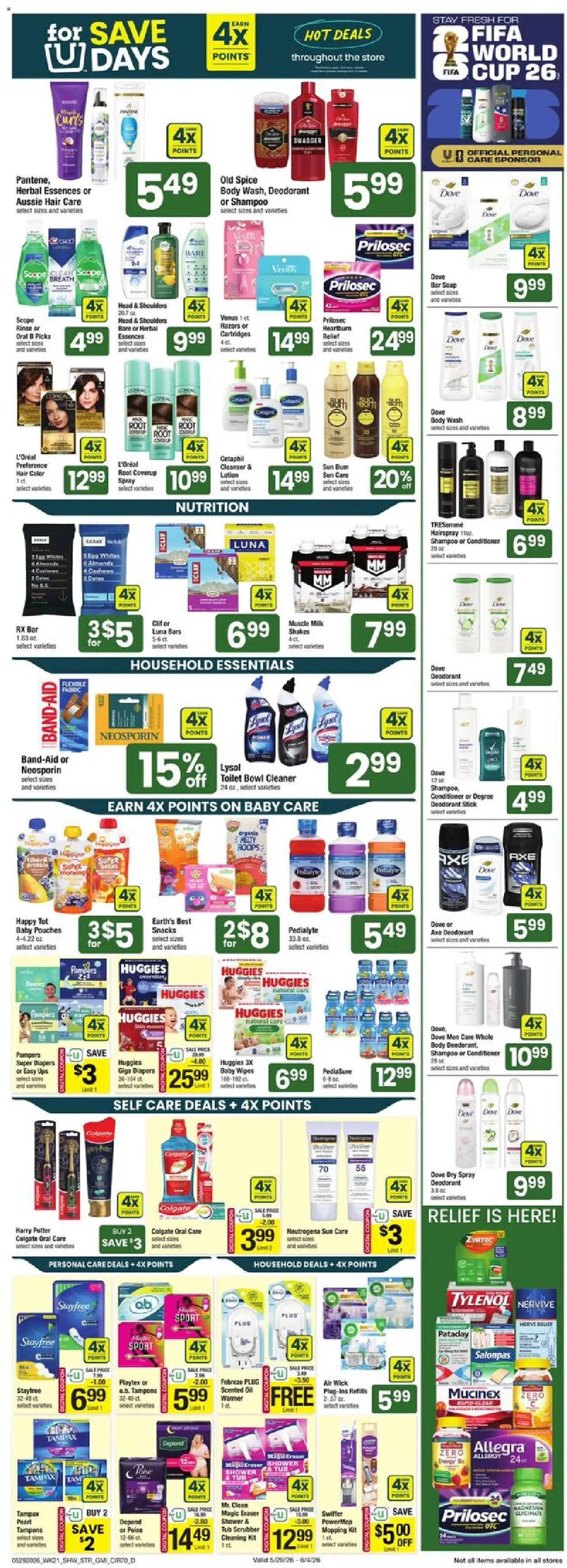 Star Market Weekly Ad - MA - valid from 29.05.2026 | Page: 5 | Products: Axe, Eraser, Hair color, Body Wash