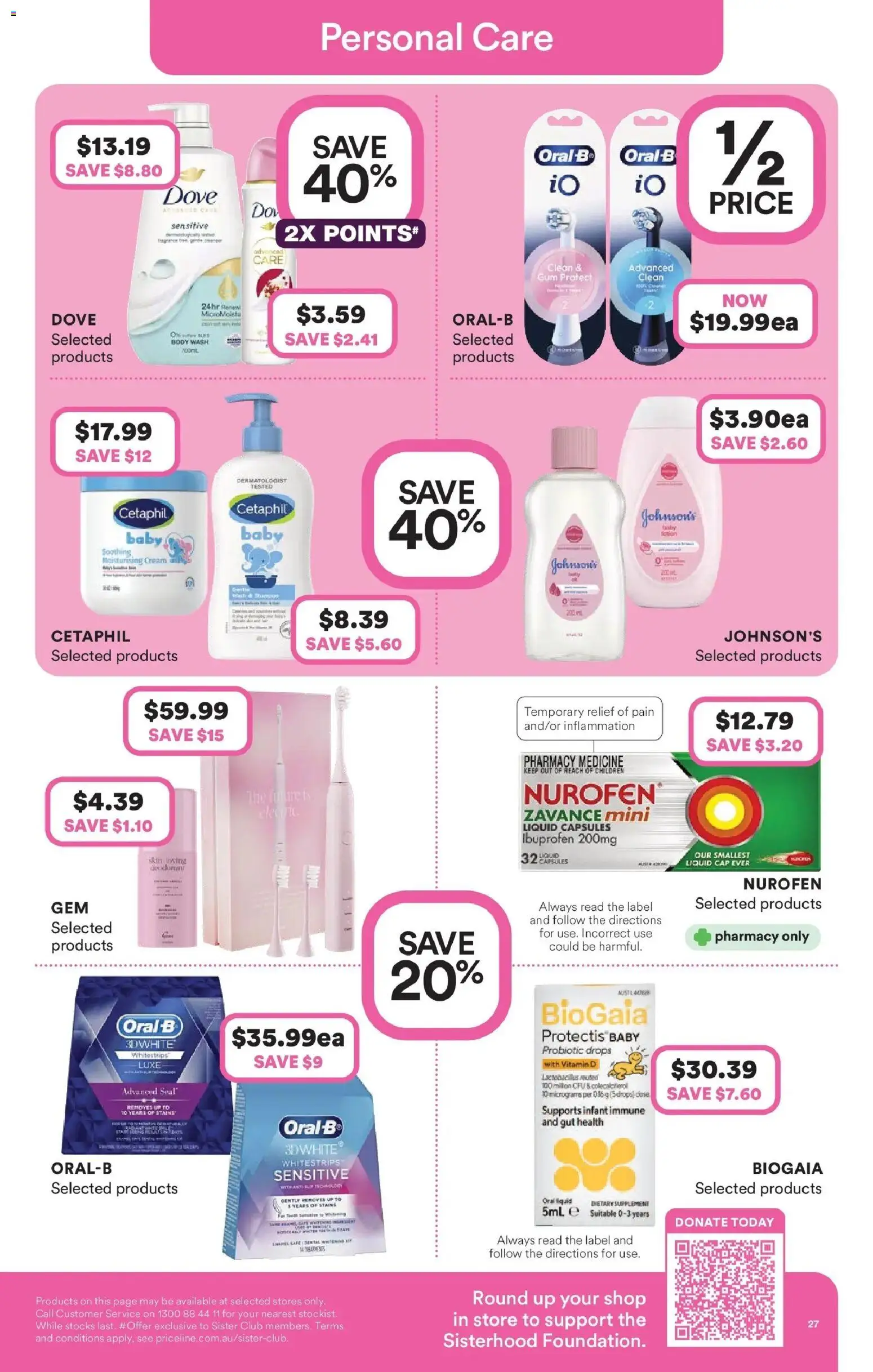 Priceline Pharmacy catalogue - valid from 05.03.2026 | Page: 27 | Products: Gum, Cream, Cap, Vitamin