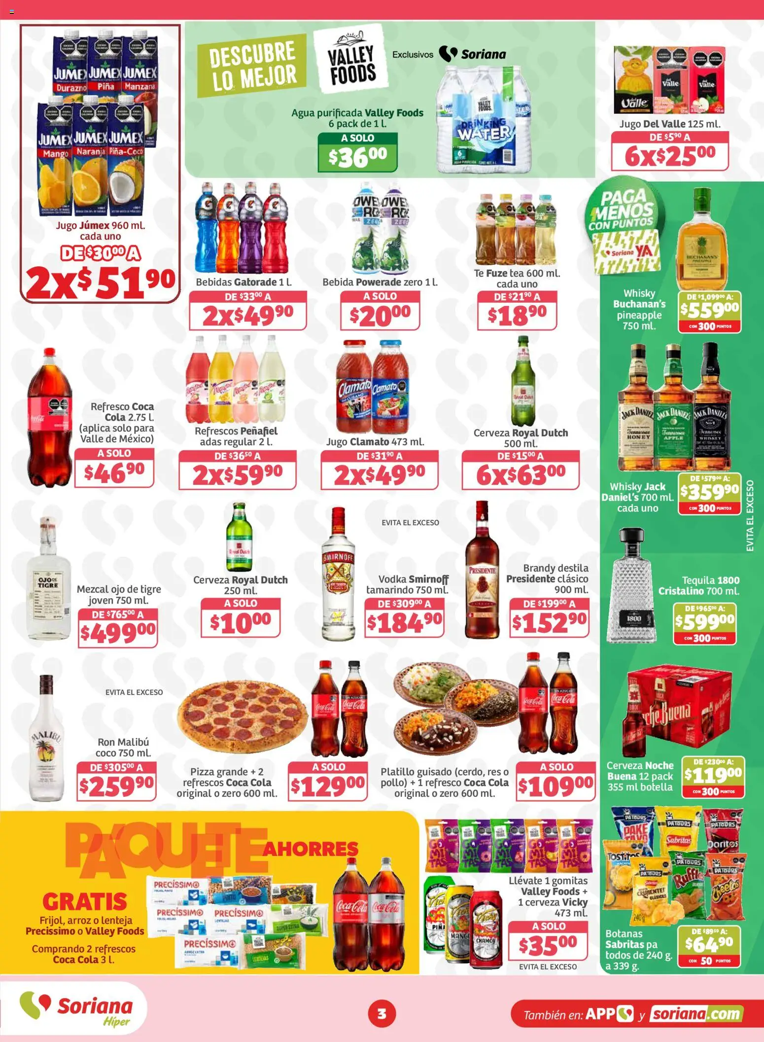 Nuevas ofertas de Soriana válidas en toda la República Mexicana desde el 09/10/2026. ¡Encuentra las mejores ofertas en Soriana folleto En México Oferta se dice Soriana! | Página: 3