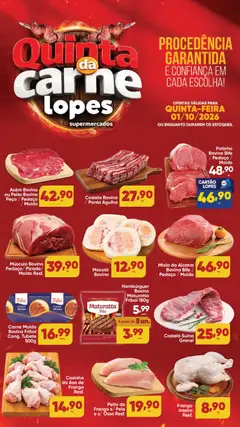 Lopes Supermercados - Ofertas da semana - Pré-Visualização do folheto da loja Lopes Supermercados, válido de 01/10/2026