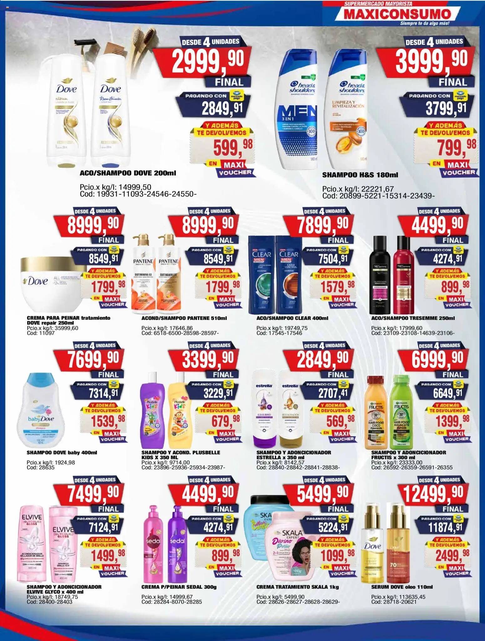 Maxiconsumo ofertas │ válido desde el 11.05.2026 | Página: 29 | Productos: Serum, Shampoo, Té, Crema