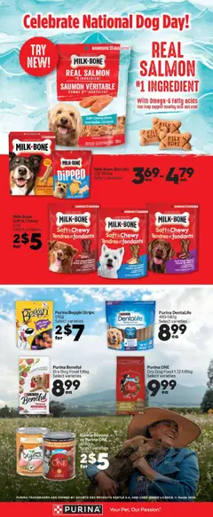 Preview of Calgary Co-op weekly flyer / circulaire from shop Calgary Co-op valid from Aug 20, 2026 | Page: 9 | Products: Salmon, Lamb, Brown rice, Chicken