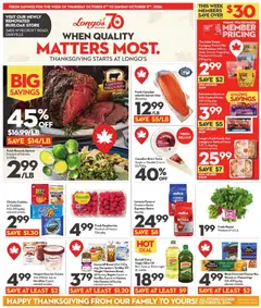 Preview of Longo's weekly flyer / circulaire from shop Longo's valid from Oct 8, 2026