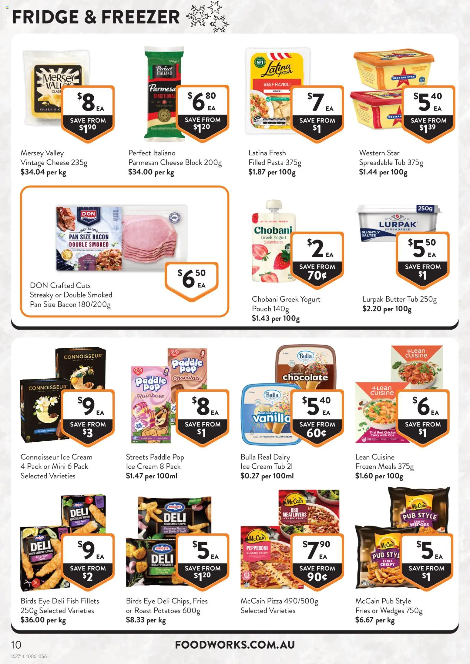 Foodworks catalogue - valid from 03/06/2026 | Page: 10 | Products: Dairy, Chicken, Ice cream, Fridge