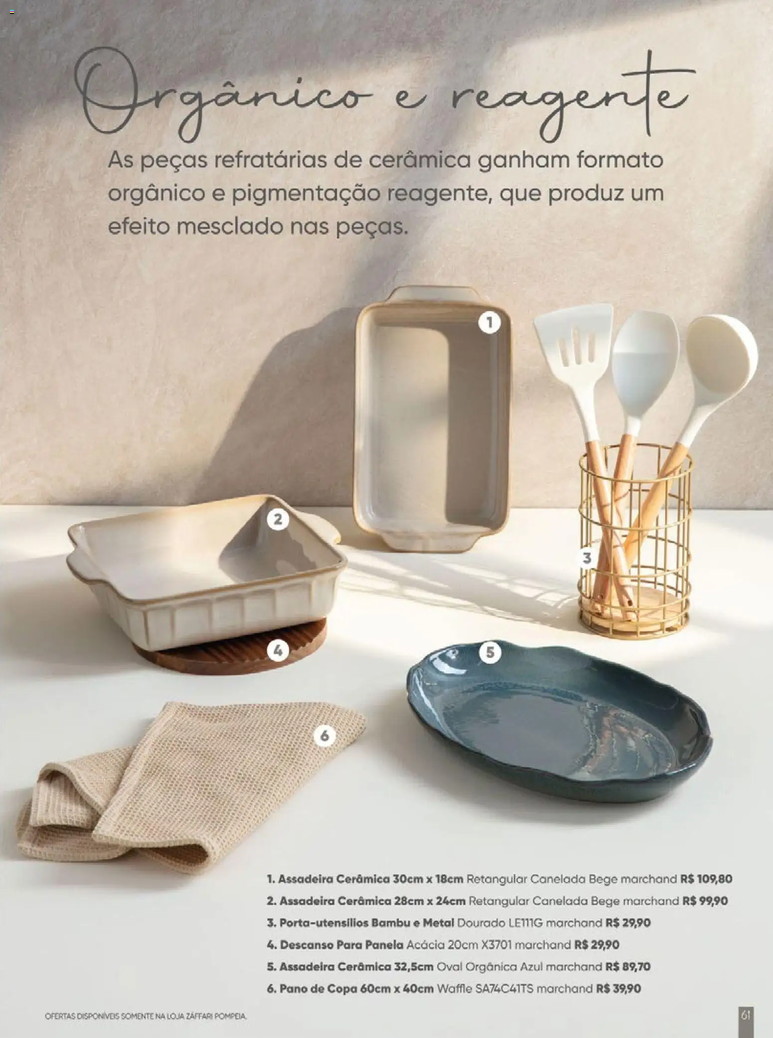Zaffari Folheto - válido de 06/05/2026 | Página: 61 | Produtos: Panela, Copa, Assadeira