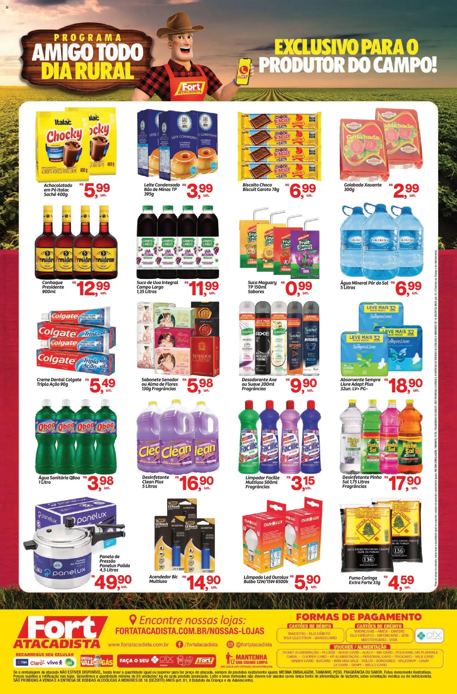 Fort Atacadista Folheto - válido de 14/09/2026 | Página: 2 | Produtos: Panela, Suco, Creme dental, Leite condensado