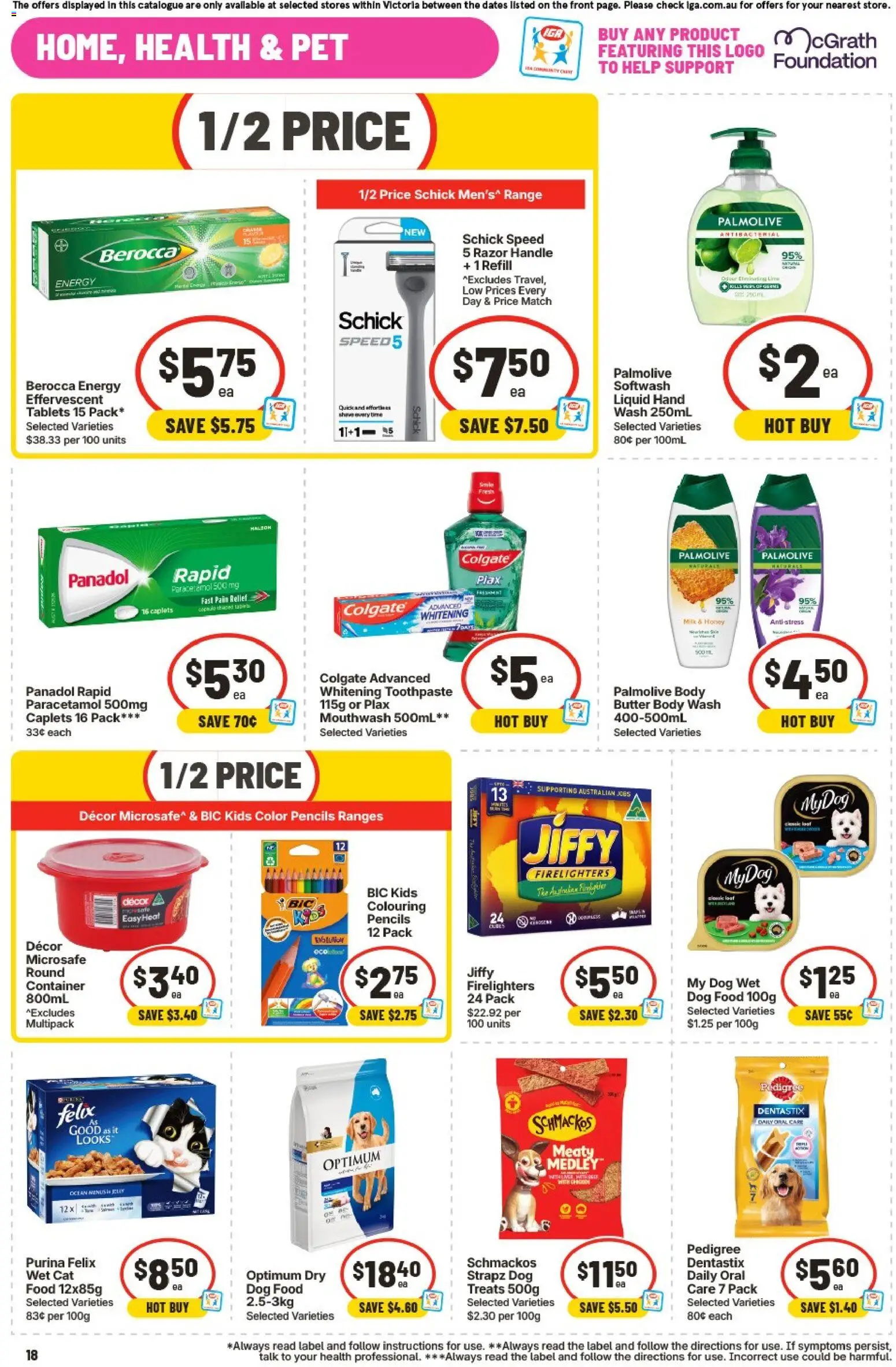 IGA catalogue - valid from 16/09/2026 | Page: 16 | Products: Food, Butter, Mouthwash, Tablets