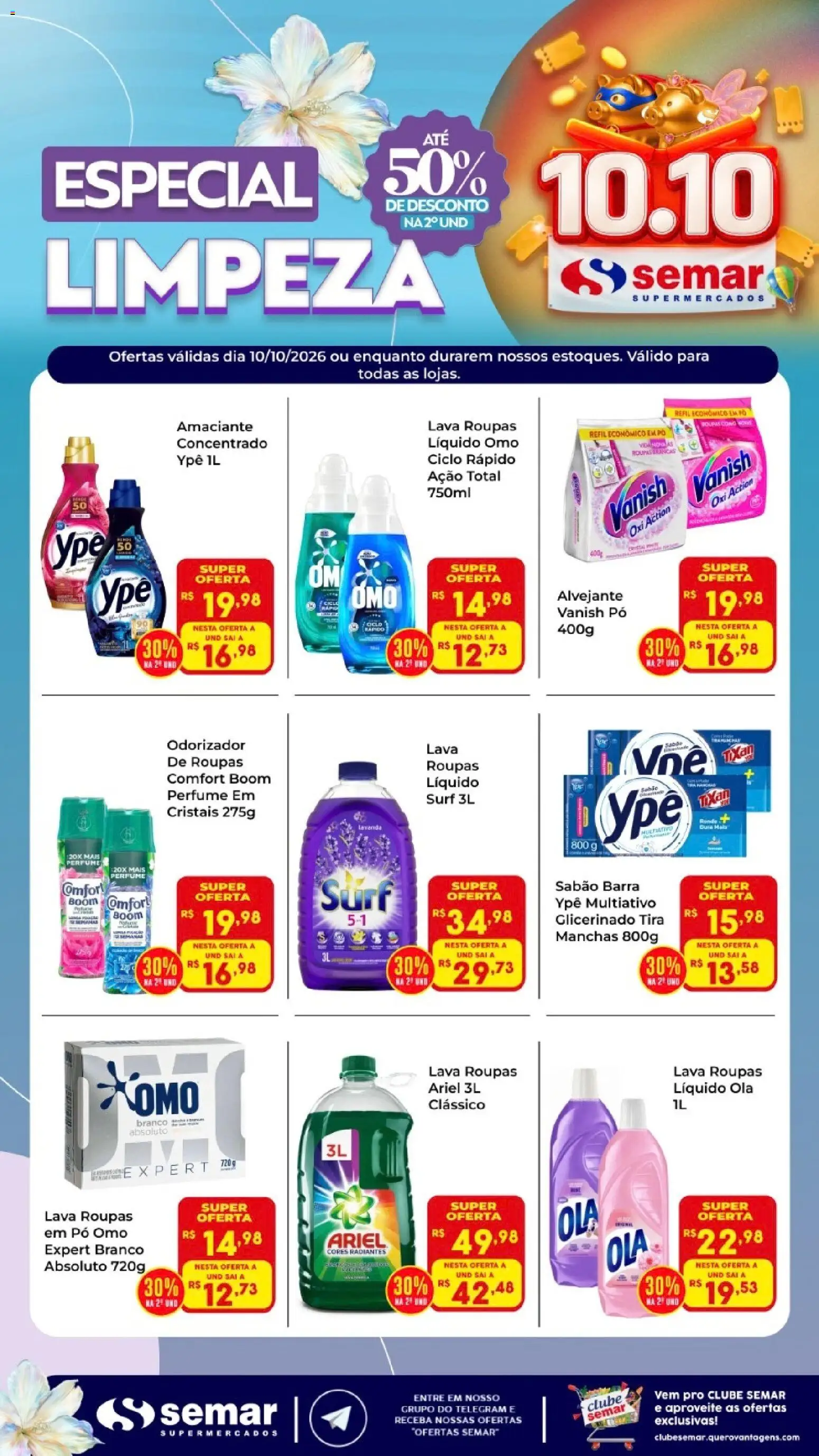 Semar Supermercado Folheto - válido de 10/10/2026 | Página: 1