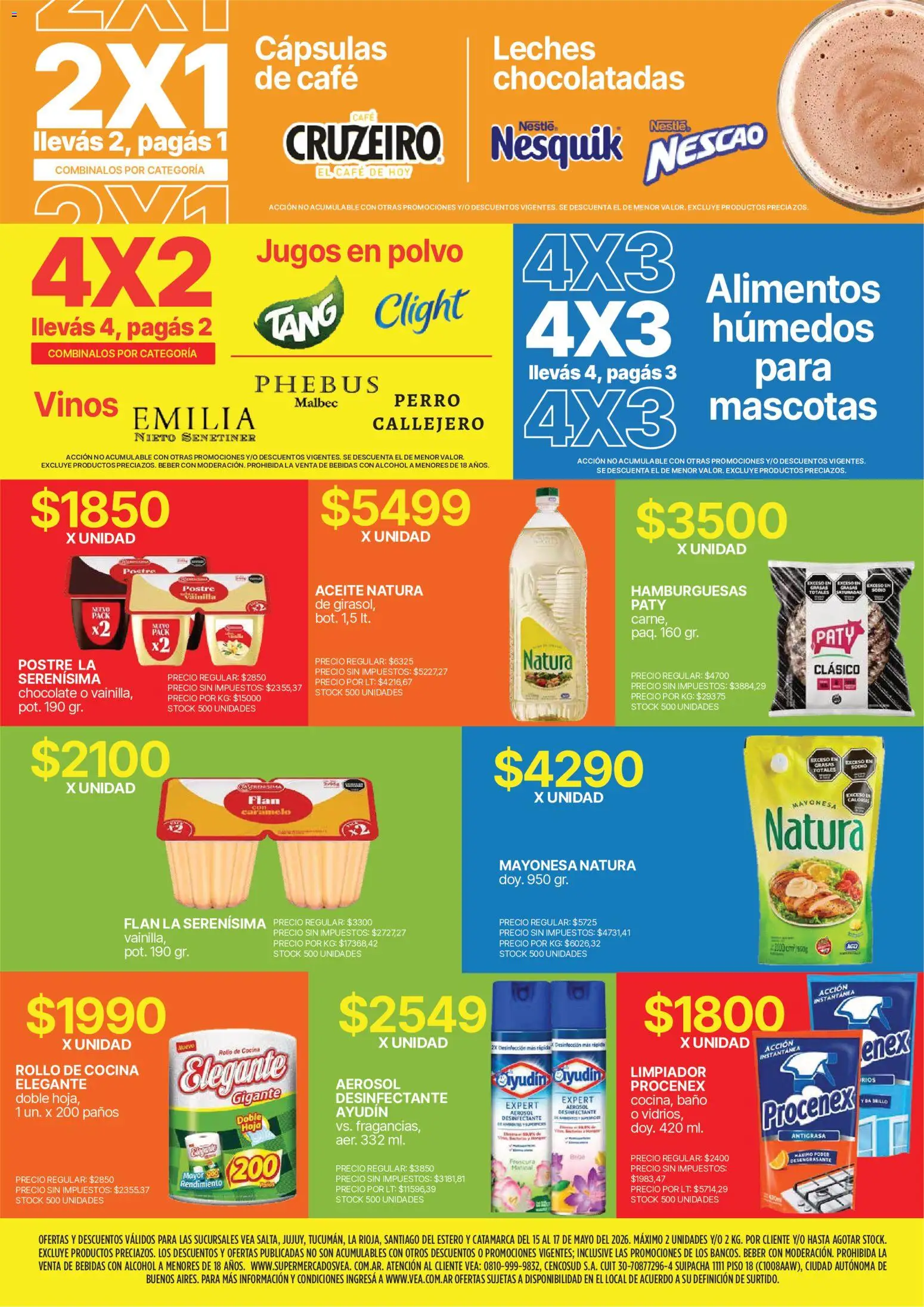 Vea ofertas │ válido desde el 15.05.2026 | Página: 5 | Productos: Aceite, Polvo, Café, Chocolate
