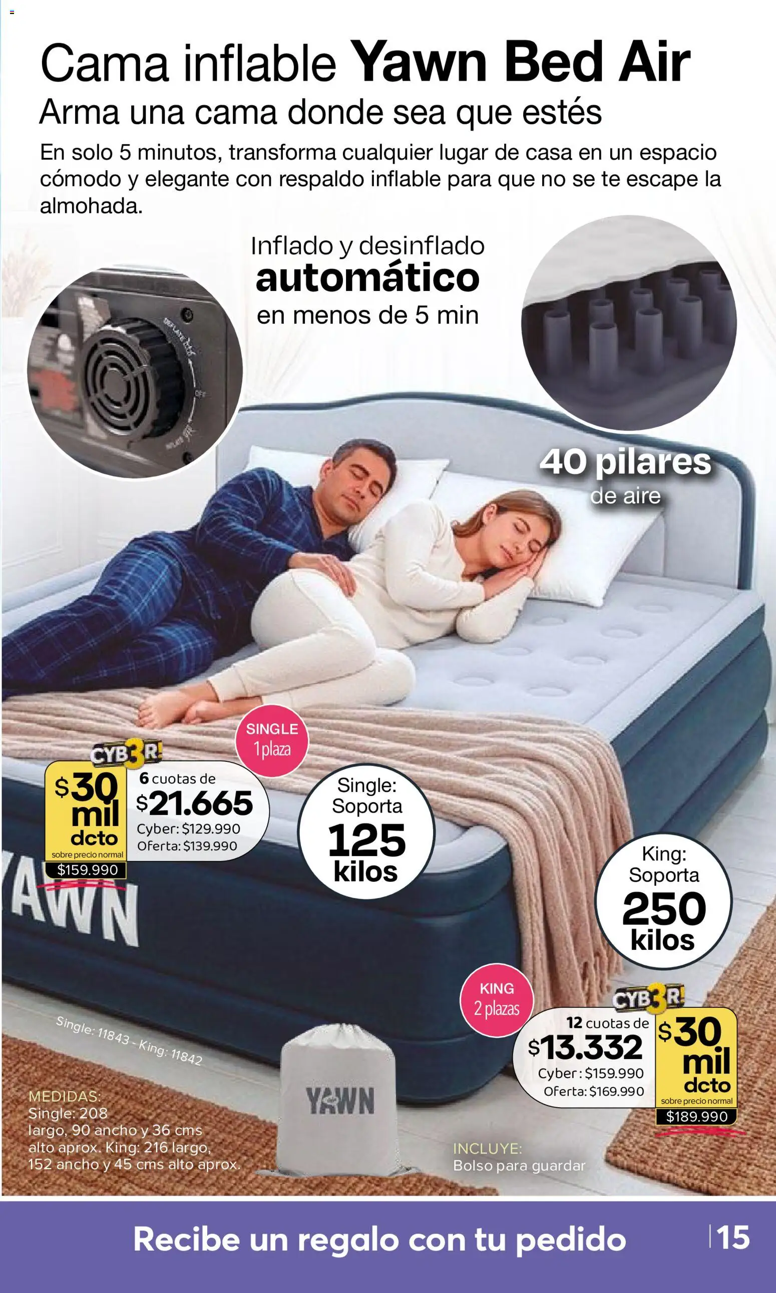 A3D Ofertas │ válido desde el 07.06.2026 | Página: 15 | Productos: Cama, Sobre, Té, Bolso