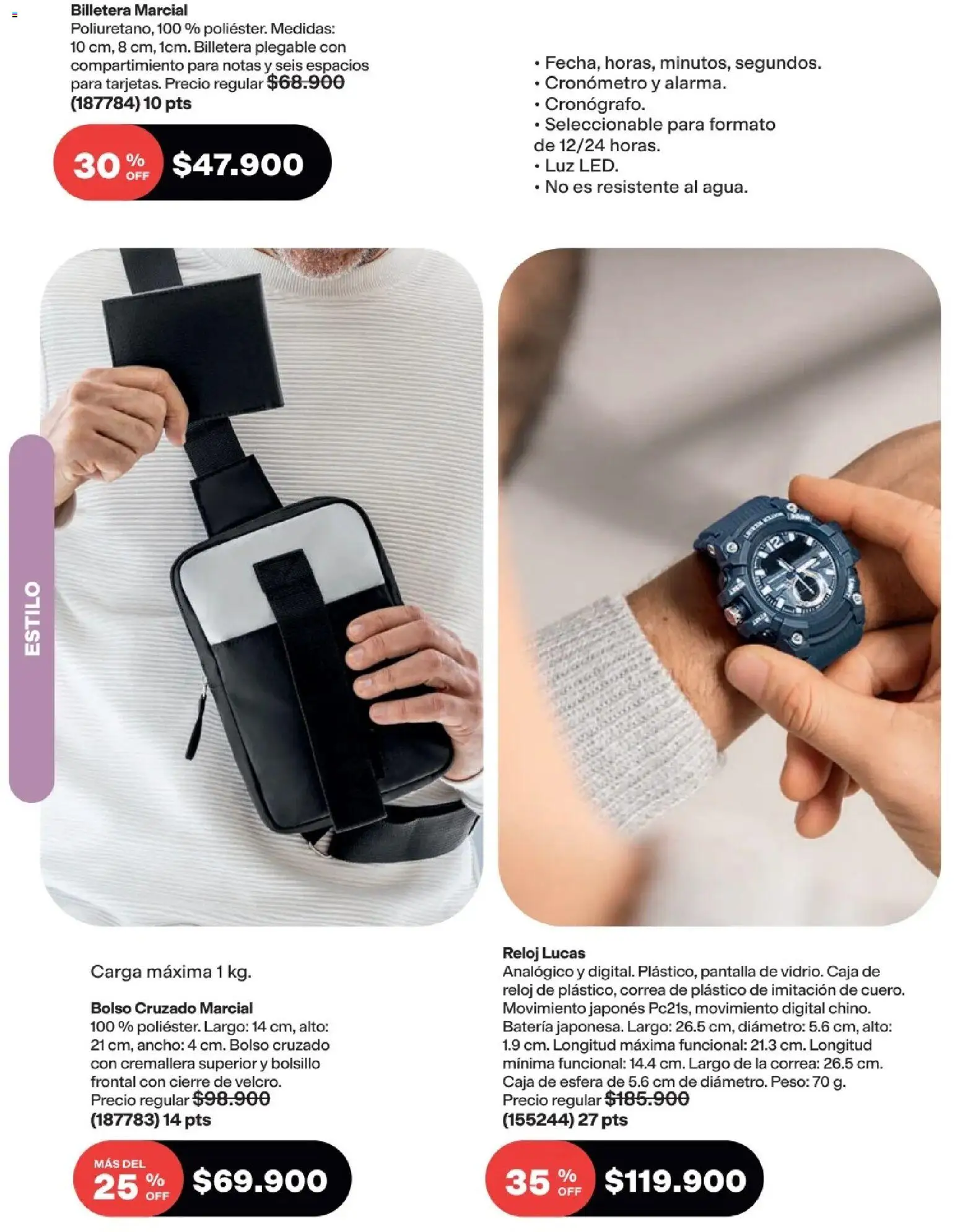 Avon revista - valida desde el 29/07/2026 | Página: 192 | Productos: Billetera, Reloj, Caja, Batería
