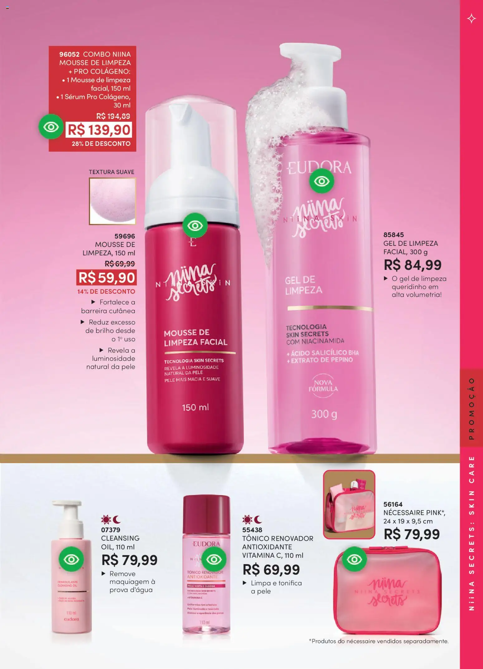 Eudora Folheto - válido de 01.04.2026 | Página: 41 | Produtos: Mousse, Colágeno, Maquiagem, Sérum