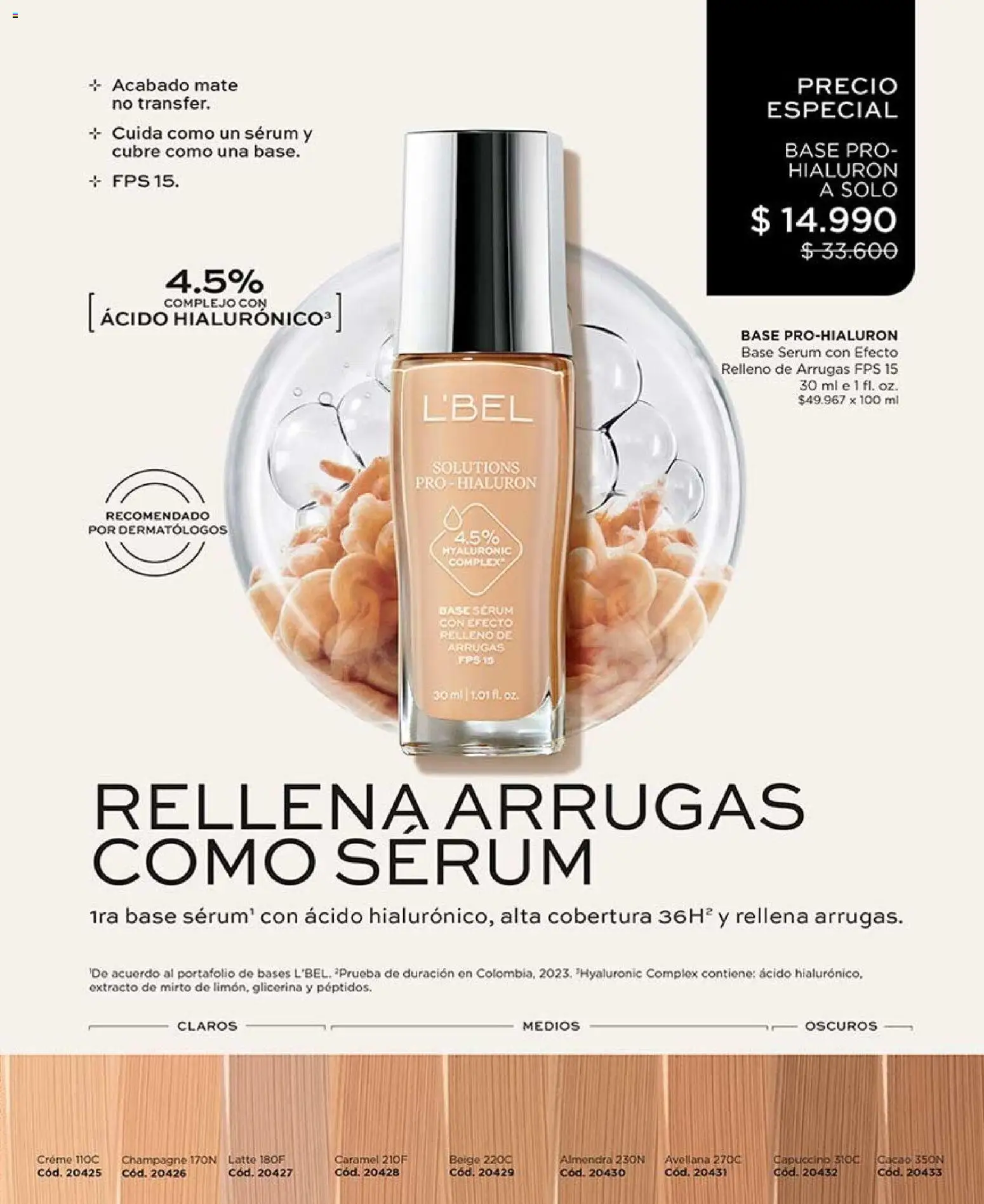 Catálogo L'Bel Campaña 13 │ válido desde el 26.07.2026 | Página: 57 | Productos: Almendra, Cacao, Mate, Serum